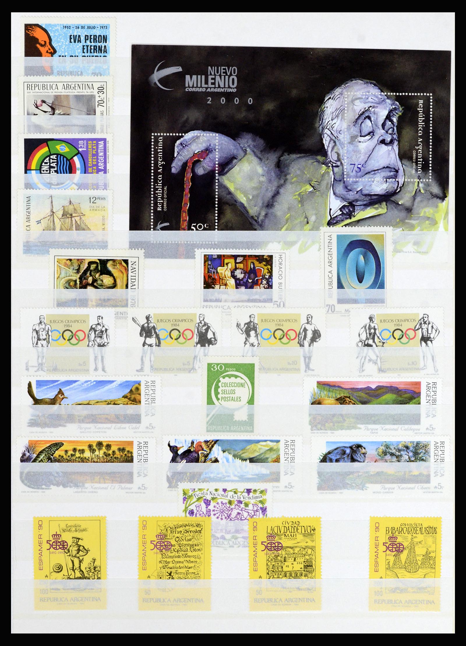 37064 005 - Postzegelverzameling 37064 Wereld motief 1960-2007.