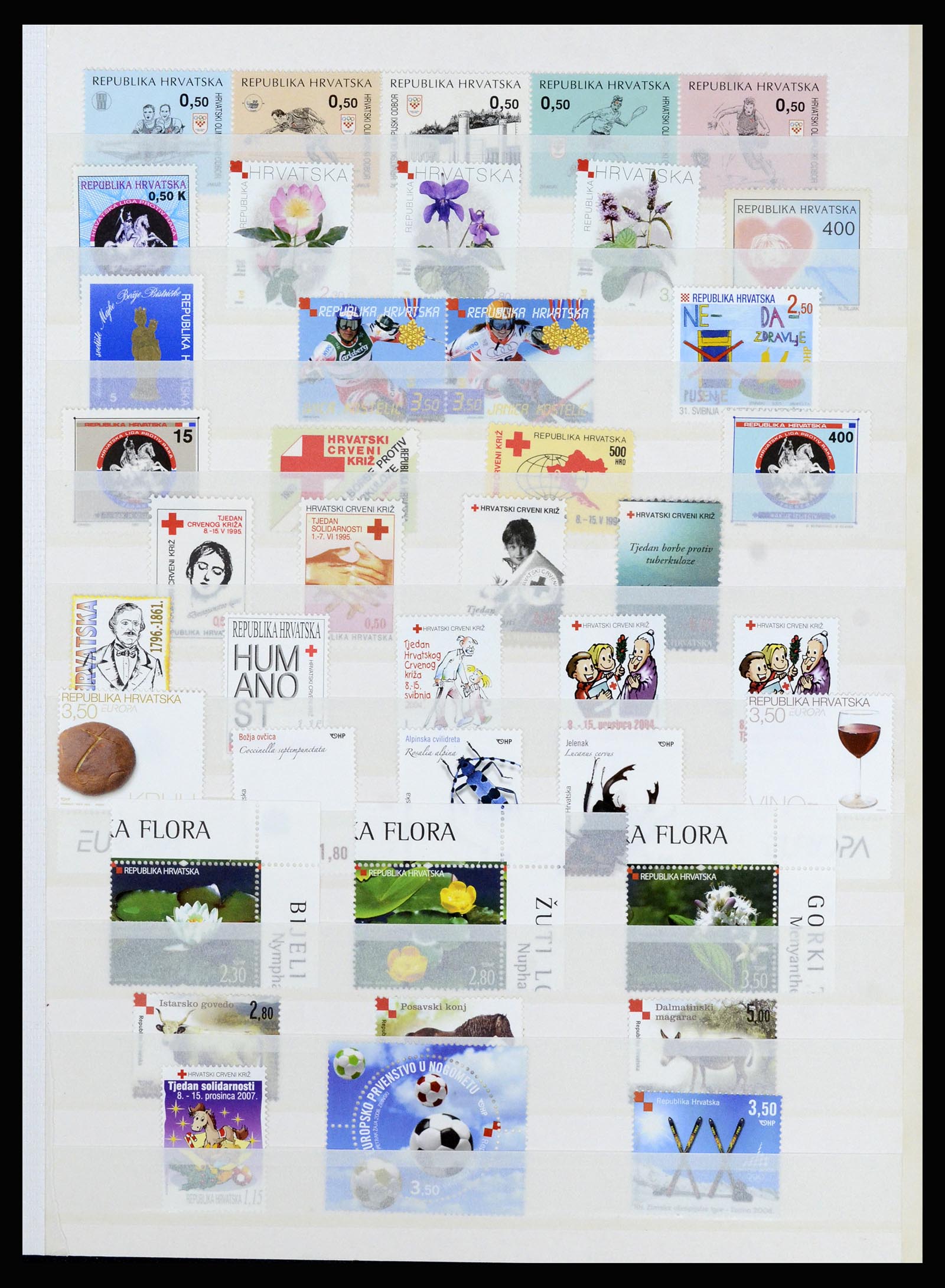 37064 015 - Postzegelverzameling 37064 Wereld motief 1960-2007.