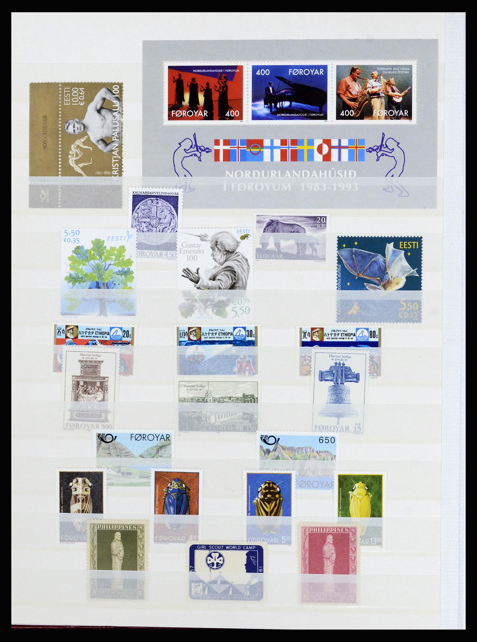 37064 024 - Postzegelverzameling 37064 Wereld motief 1960-2007.
