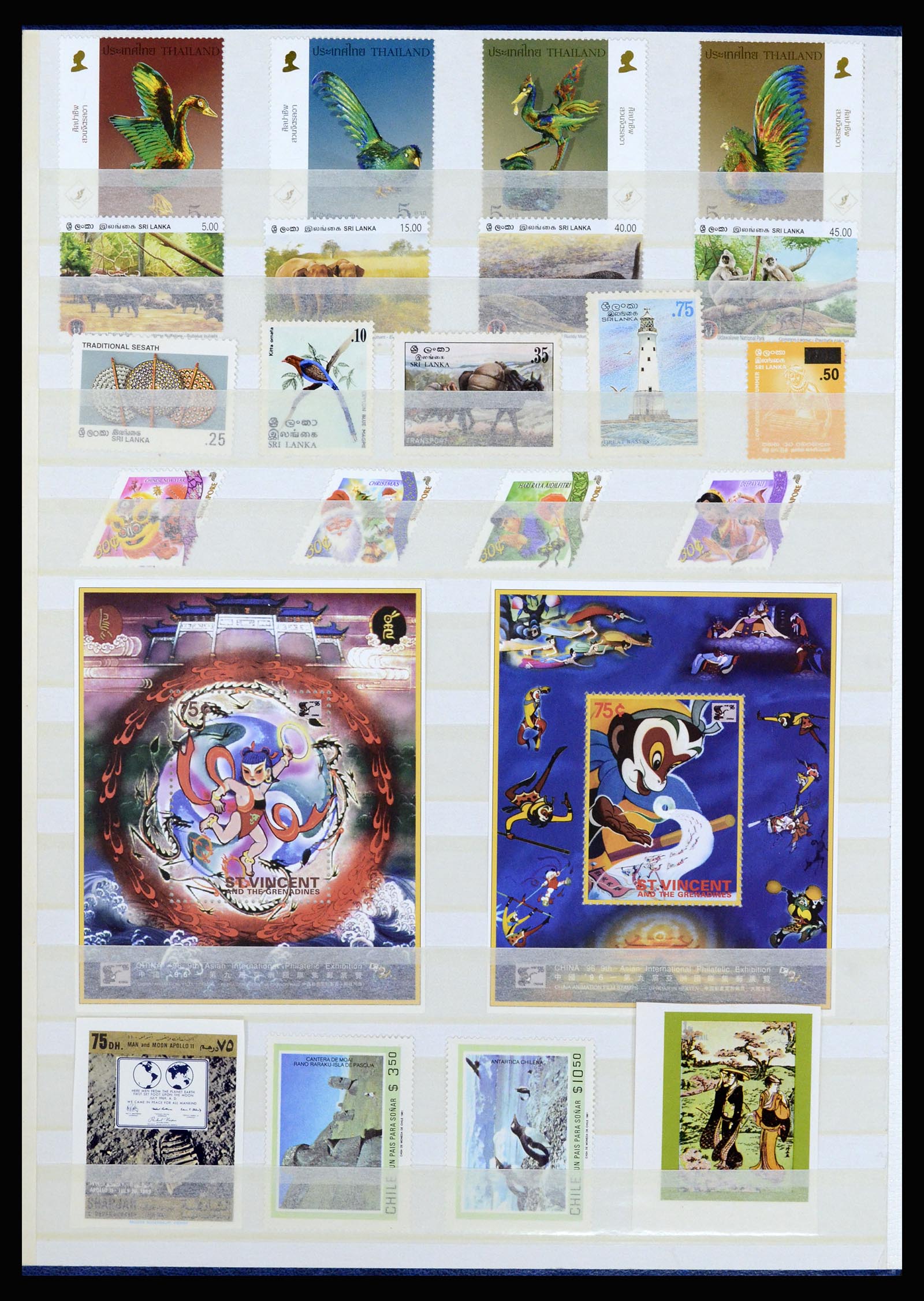 37064 033 - Postzegelverzameling 37064 Wereld motief 1960-2007.