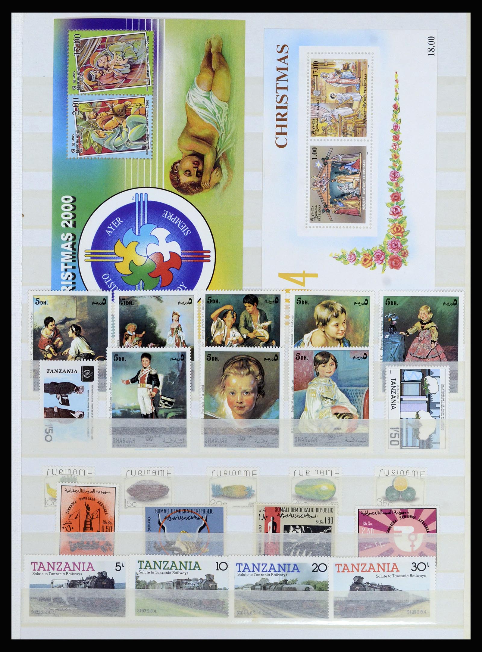37064 034 - Postzegelverzameling 37064 Wereld motief 1960-2007.