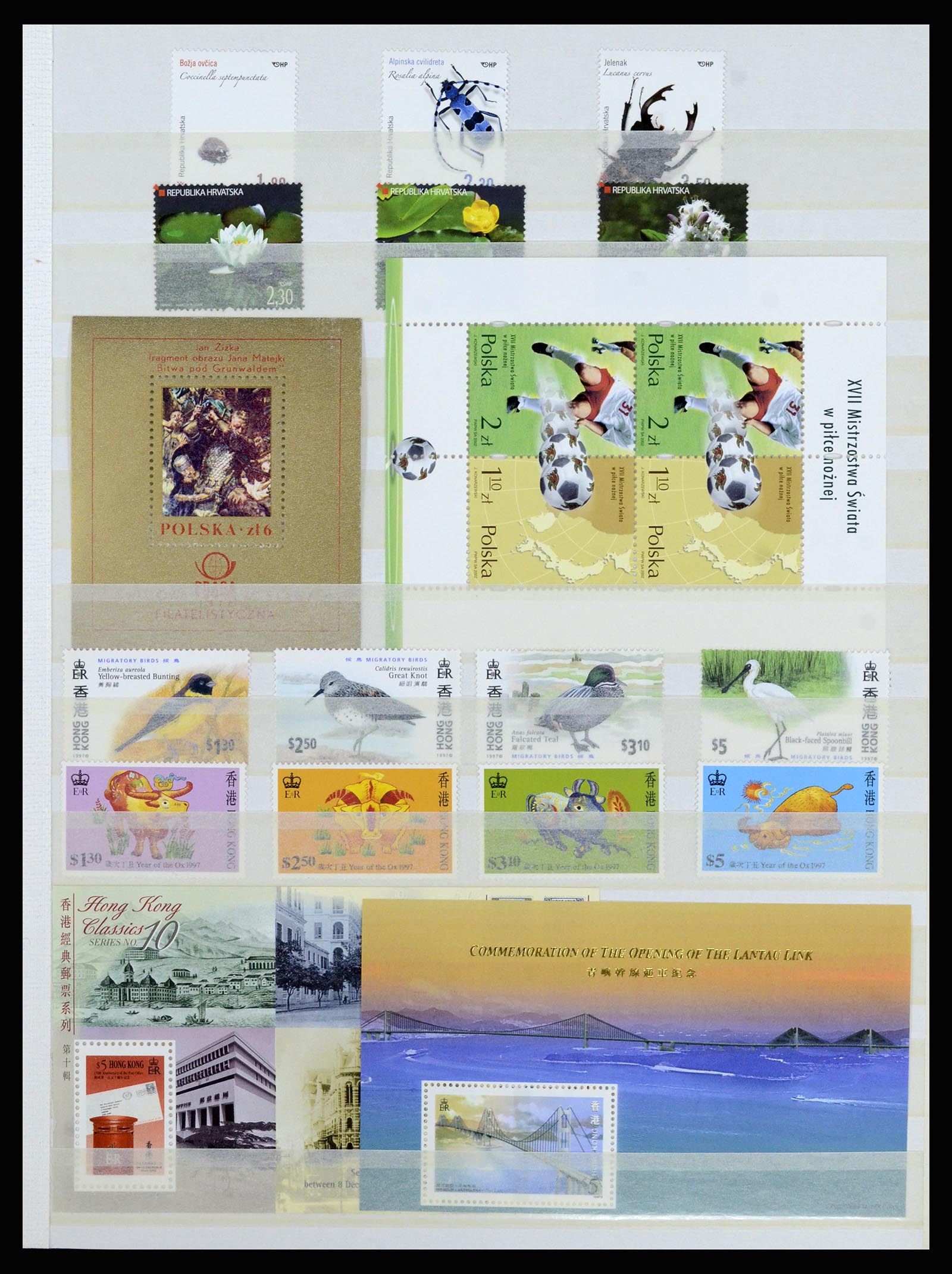 37064 050 - Postzegelverzameling 37064 Wereld motief 1960-2007.