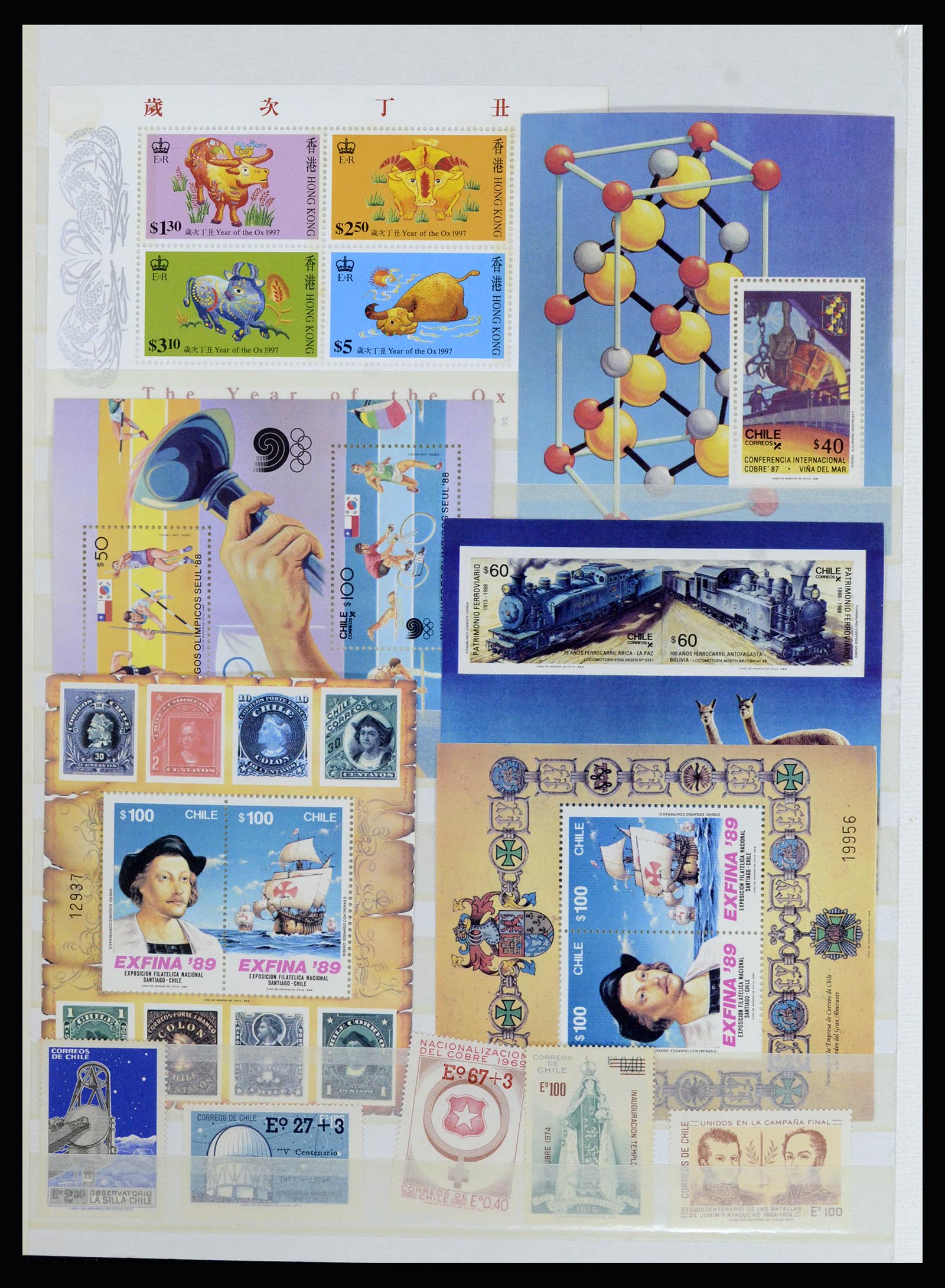 37064 051 - Postzegelverzameling 37064 Wereld motief 1960-2007.