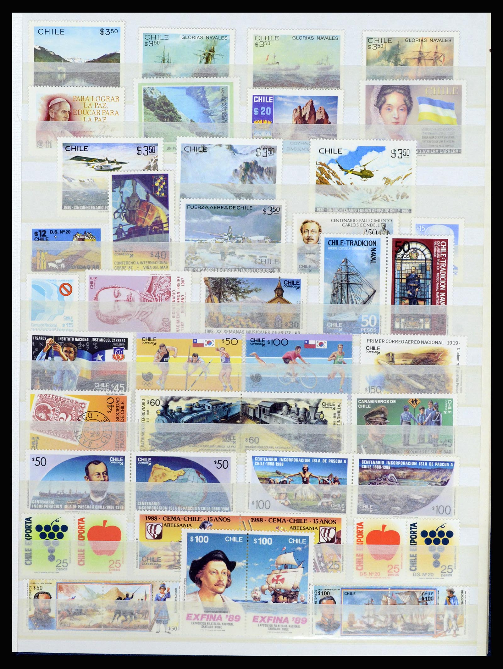 37064 054 - Postzegelverzameling 37064 Wereld motief 1960-2007.
