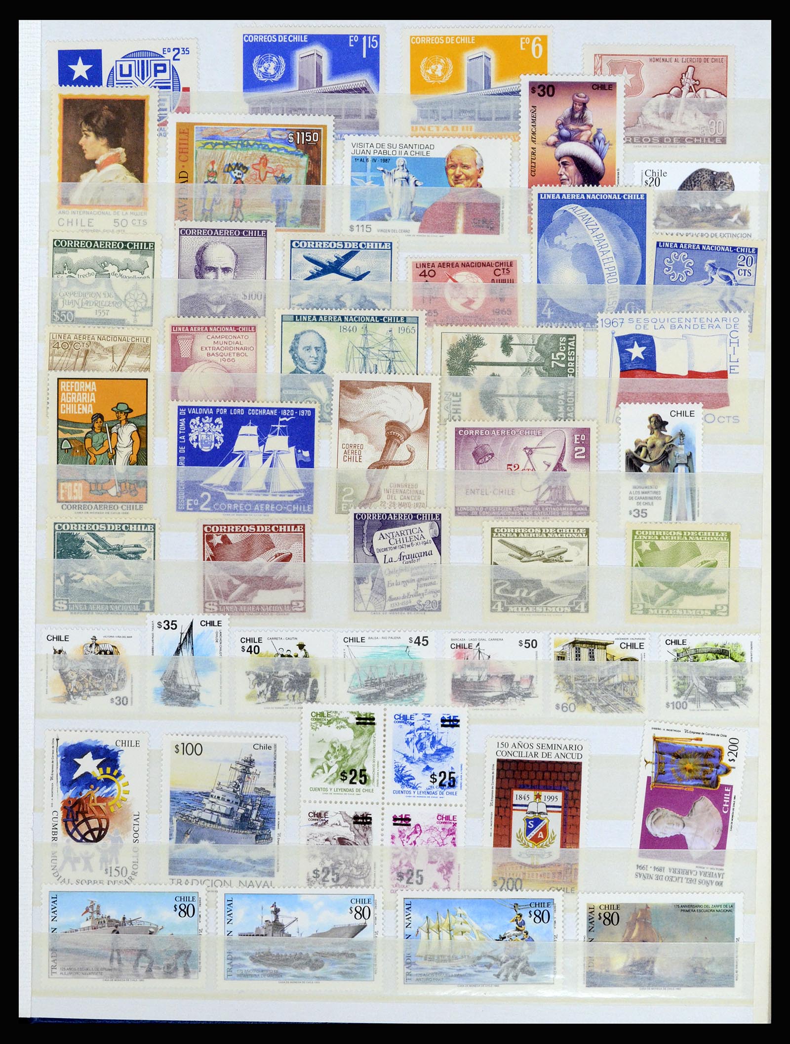 37064 056 - Postzegelverzameling 37064 Wereld motief 1960-2007.