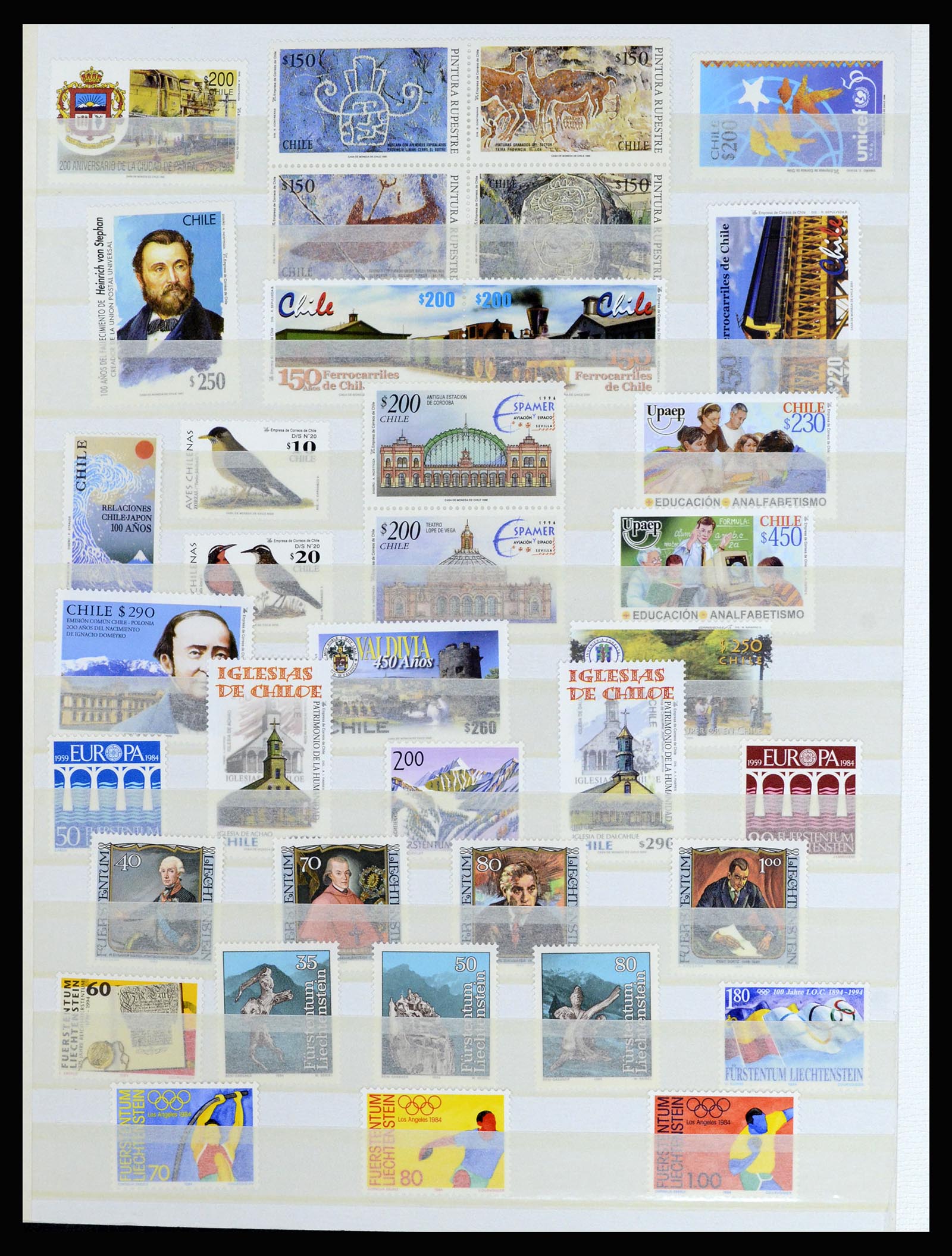 37064 057 - Postzegelverzameling 37064 Wereld motief 1960-2007.