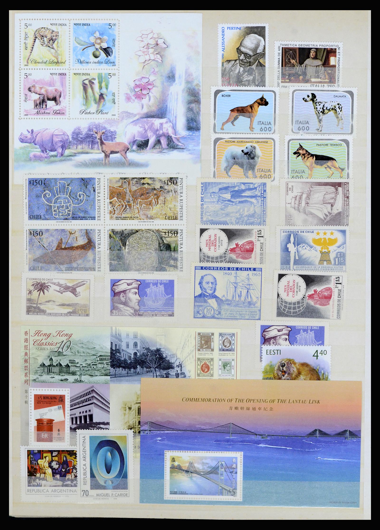 37064 122 - Postzegelverzameling 37064 Wereld motief 1960-2007.