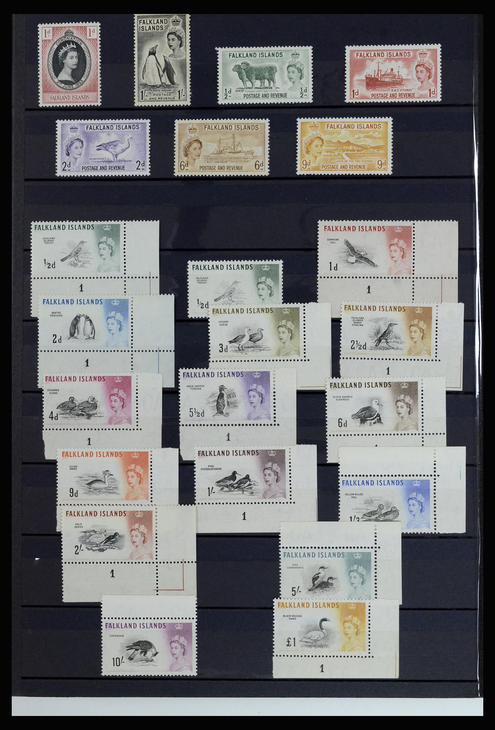 37065 006 - Postzegelverzameling 37065 Falkland Eilanden 1878-2006.