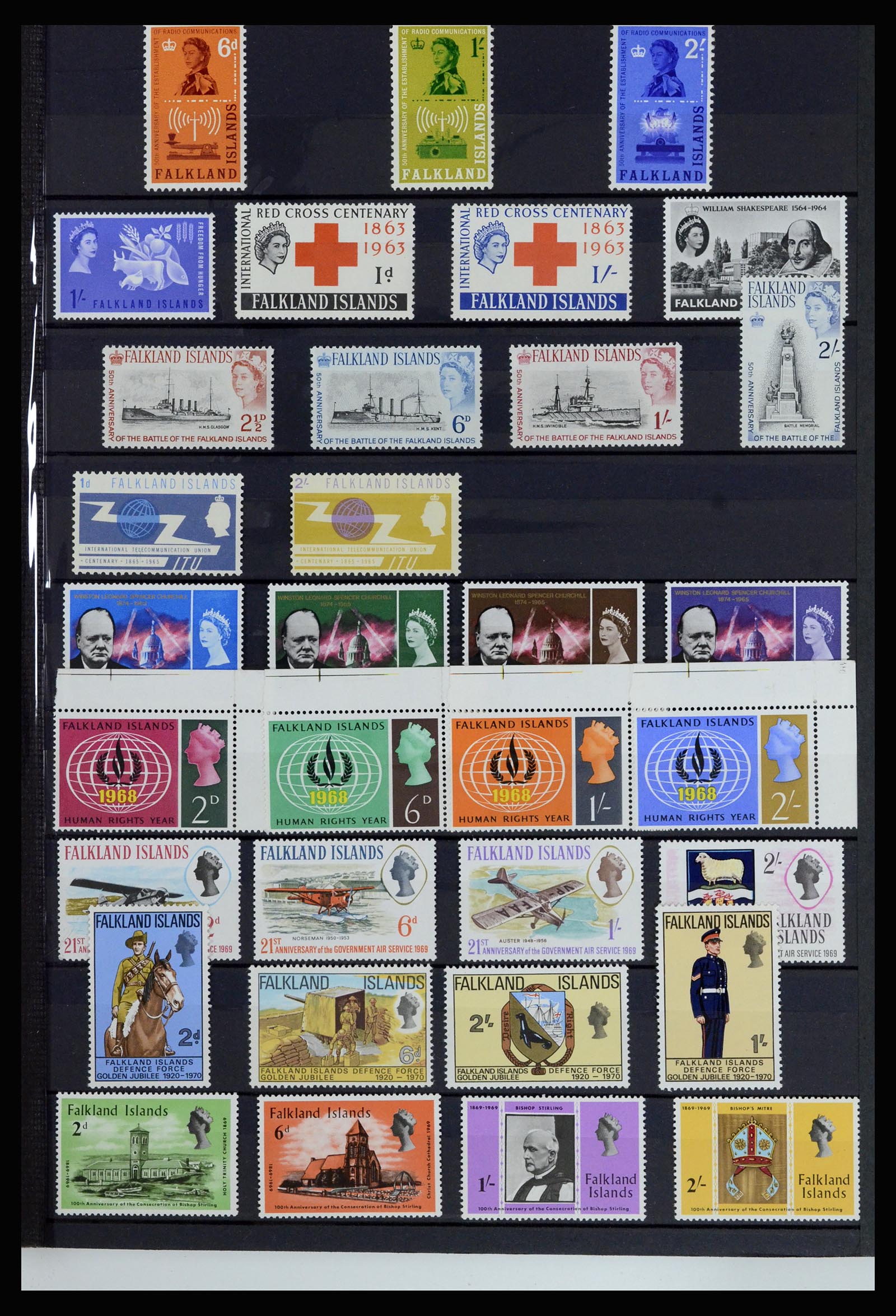 37065 007 - Postzegelverzameling 37065 Falkland Eilanden 1878-2006.