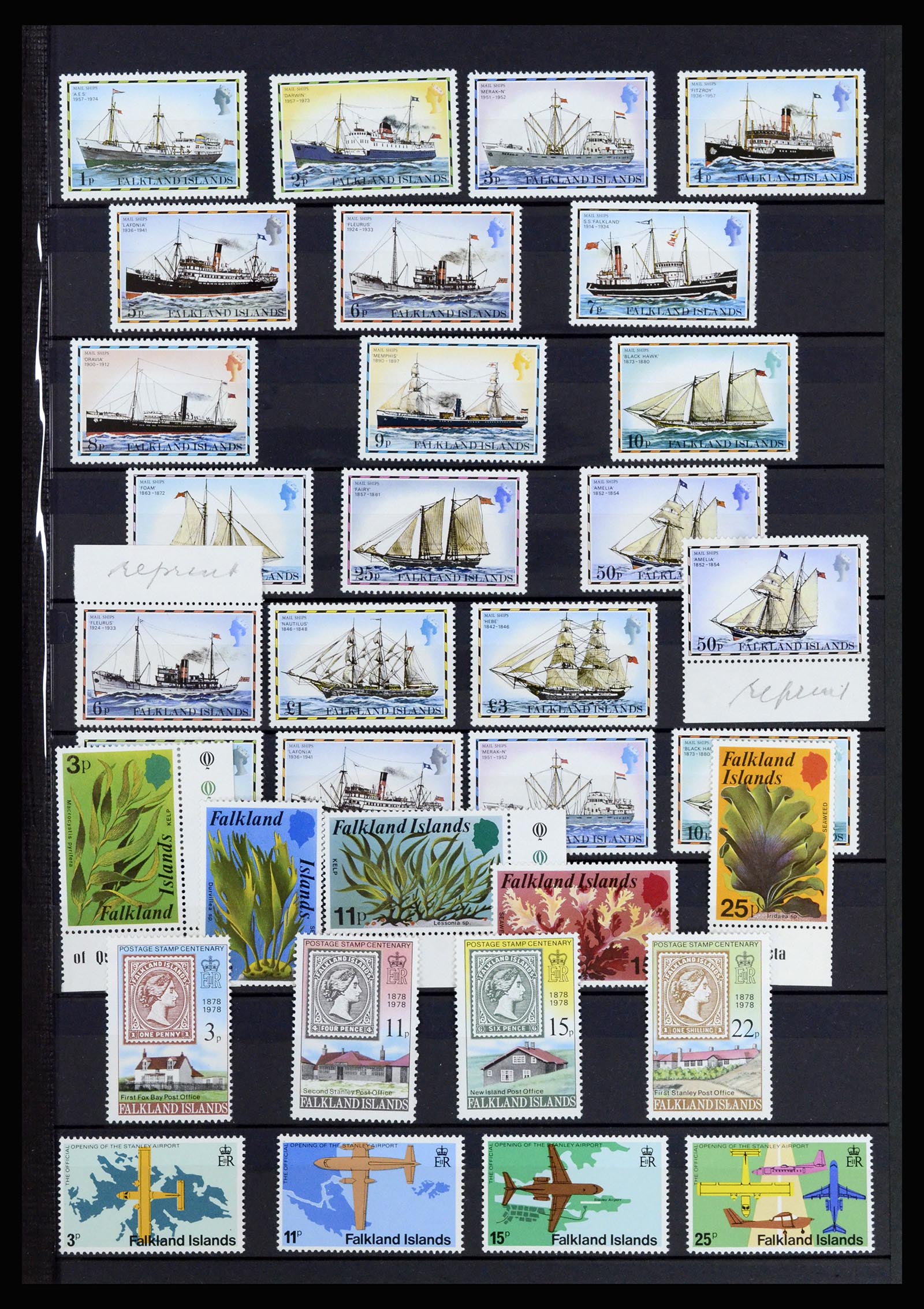 37065 011 - Postzegelverzameling 37065 Falkland Eilanden 1878-2006.