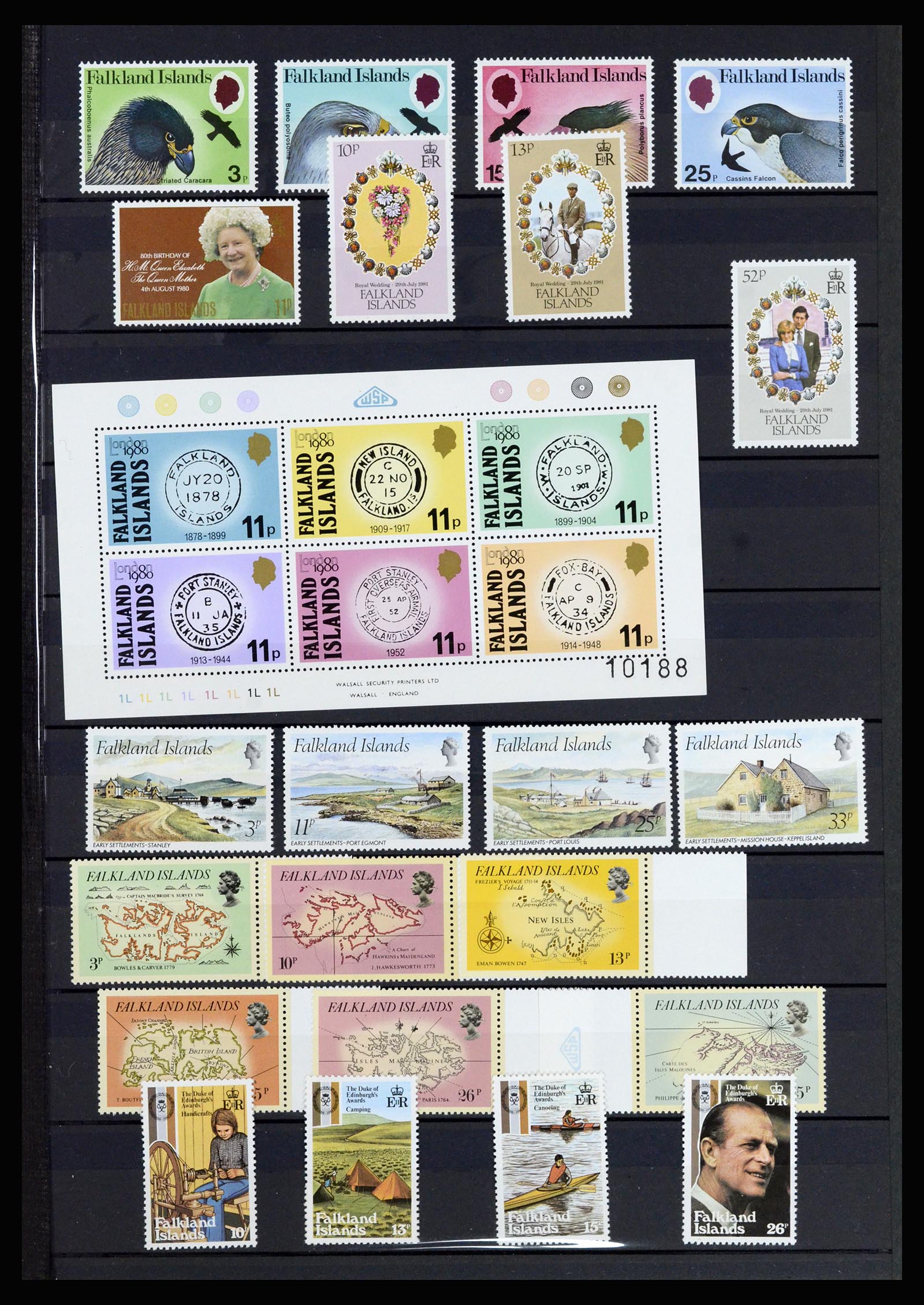37065 013 - Postzegelverzameling 37065 Falkland Eilanden 1878-2006.