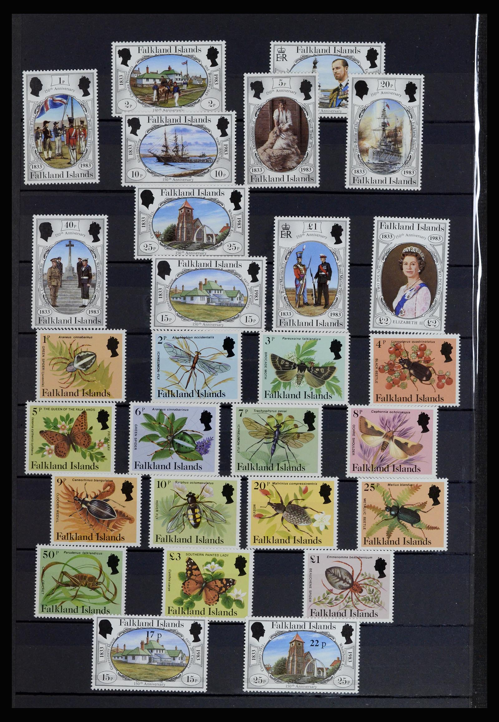37065 016 - Postzegelverzameling 37065 Falkland Eilanden 1878-2006.