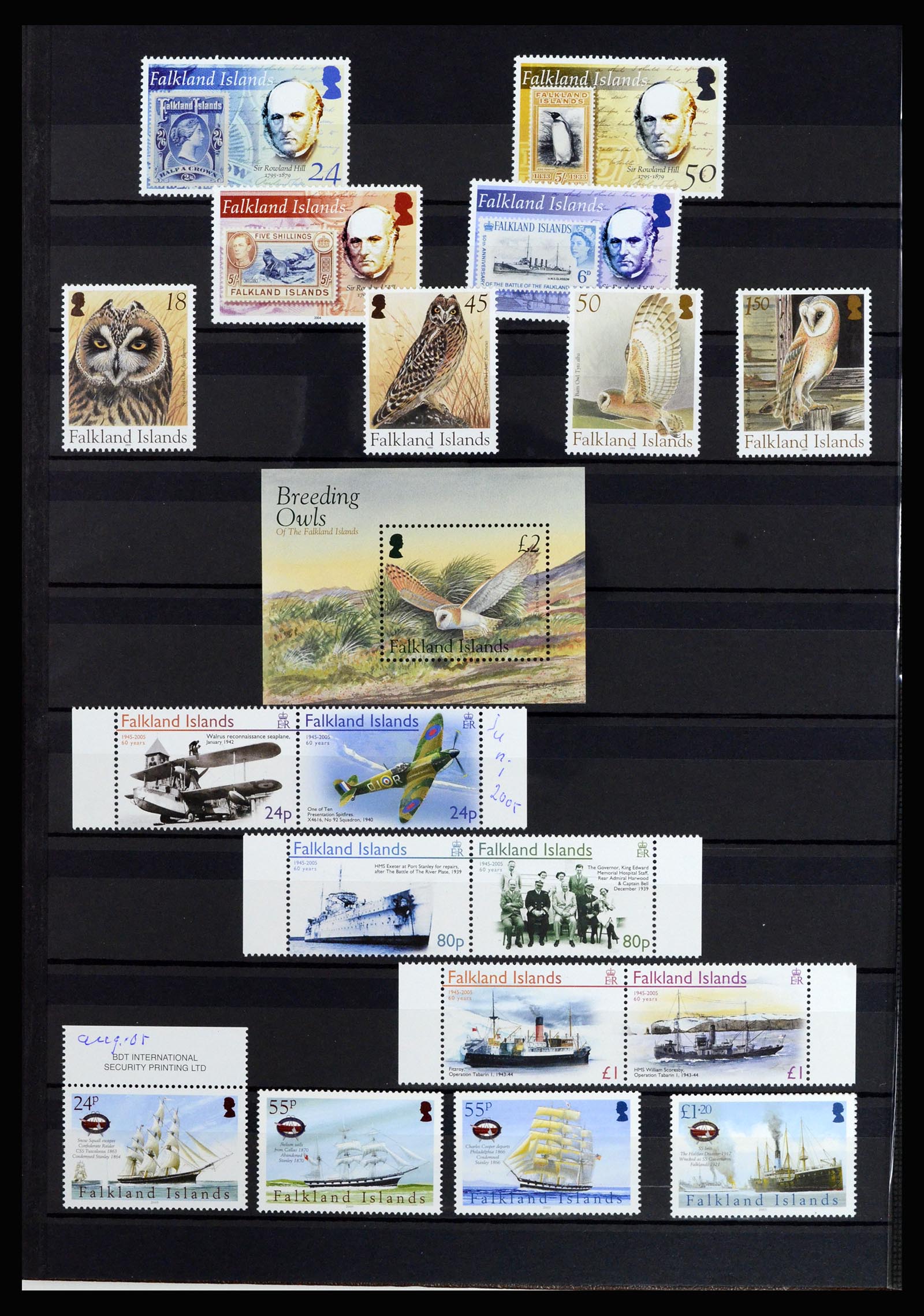 37065 042 - Postzegelverzameling 37065 Falkland Eilanden 1878-2006.