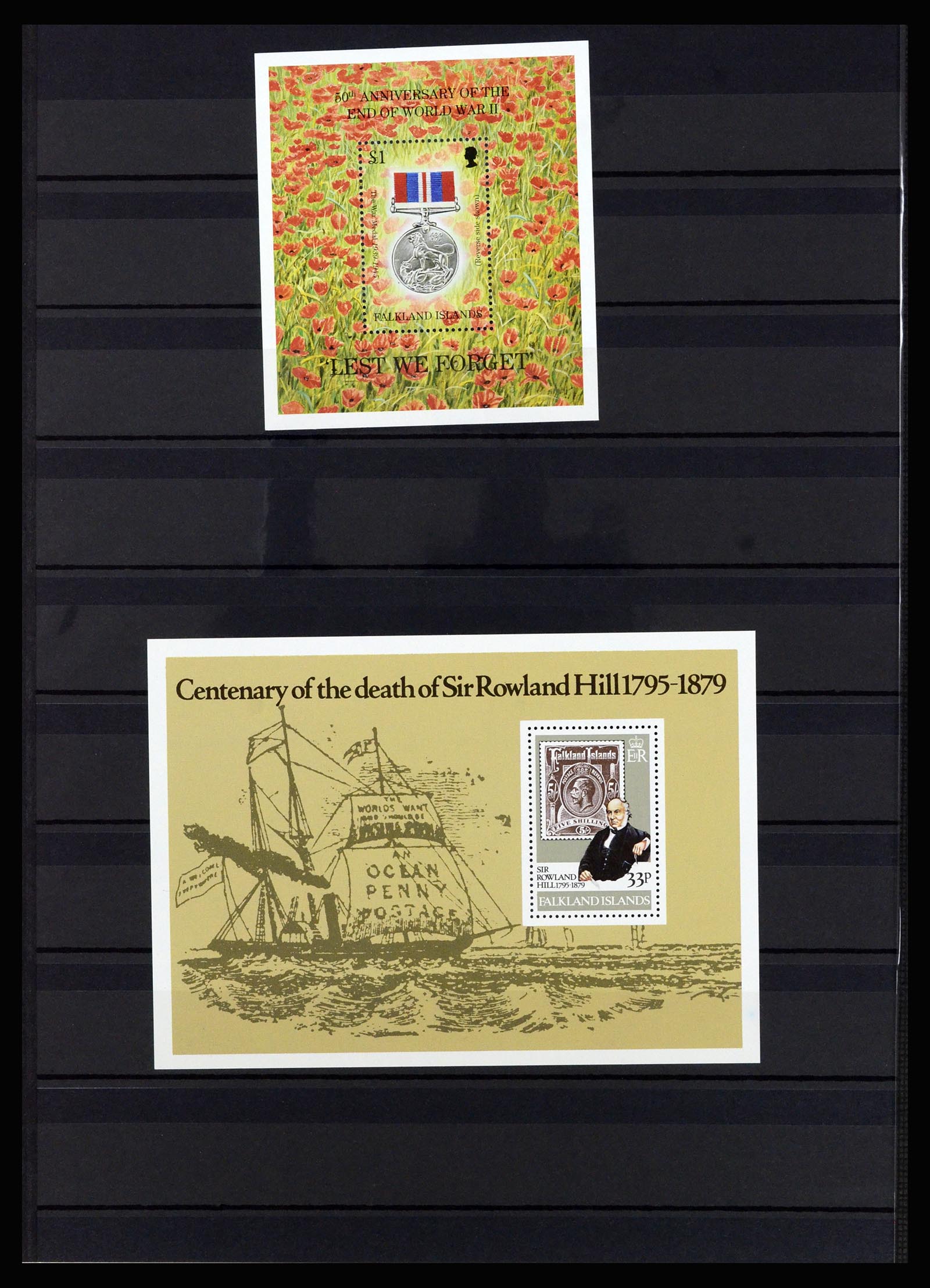 37065 052 - Postzegelverzameling 37065 Falkland Eilanden 1878-2006.