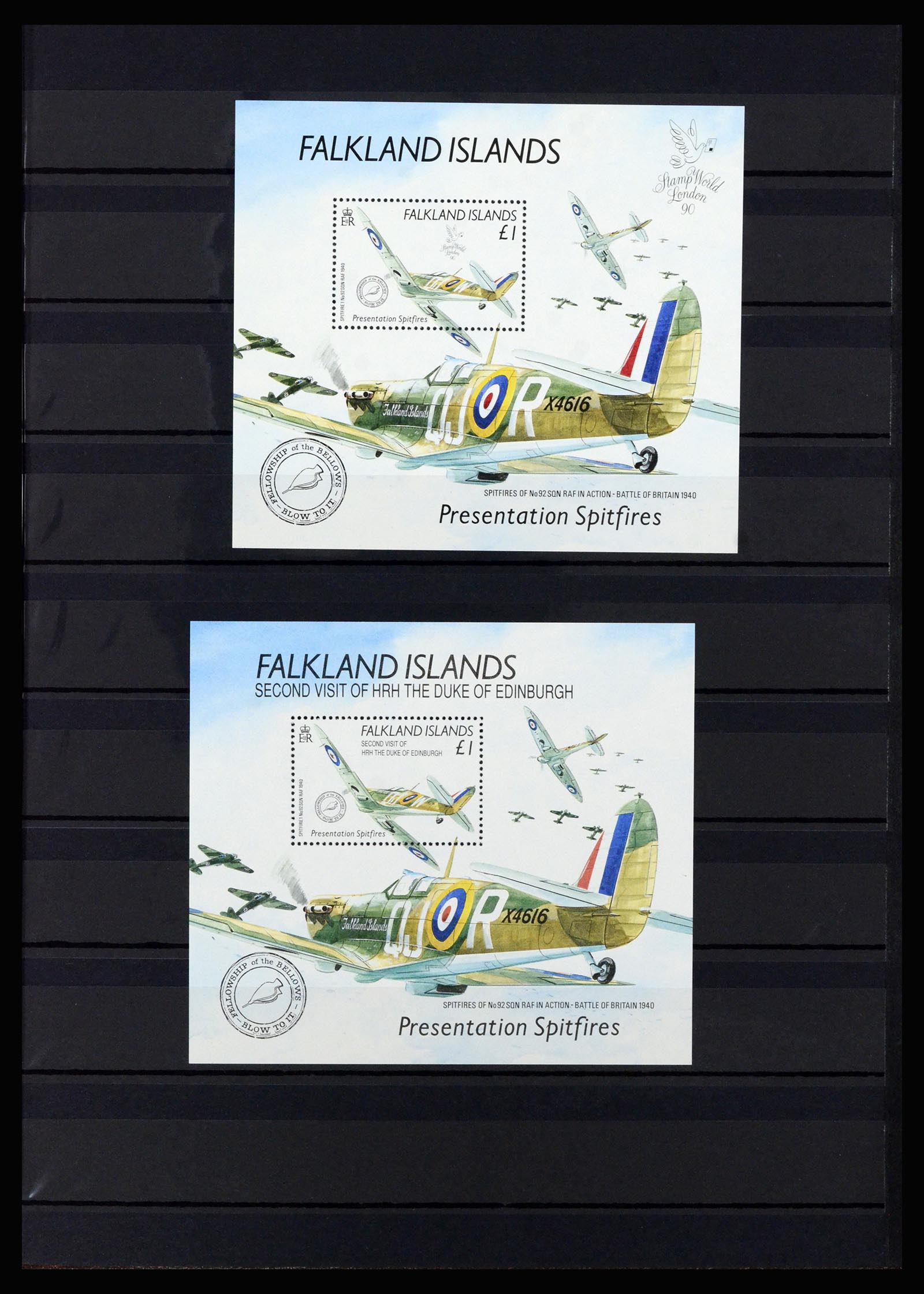 37065 053 - Postzegelverzameling 37065 Falkland Eilanden 1878-2006.