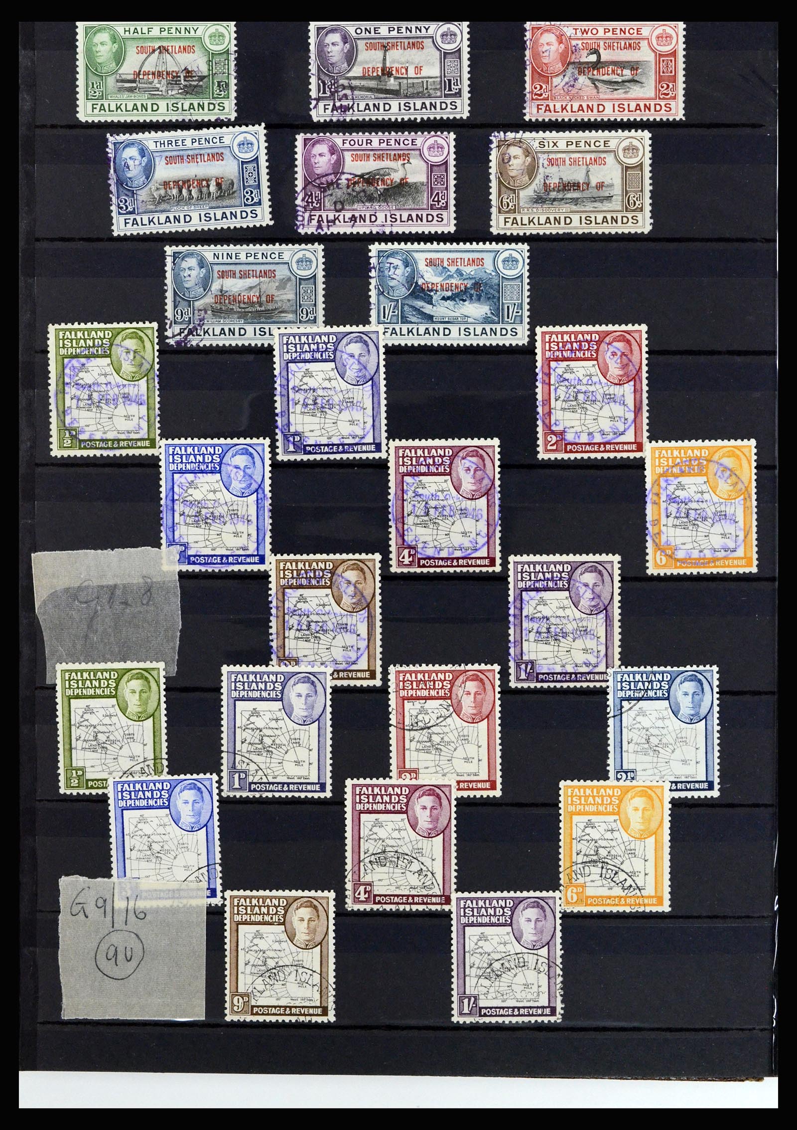 37065 057 - Postzegelverzameling 37065 Falkland Eilanden 1878-2006.
