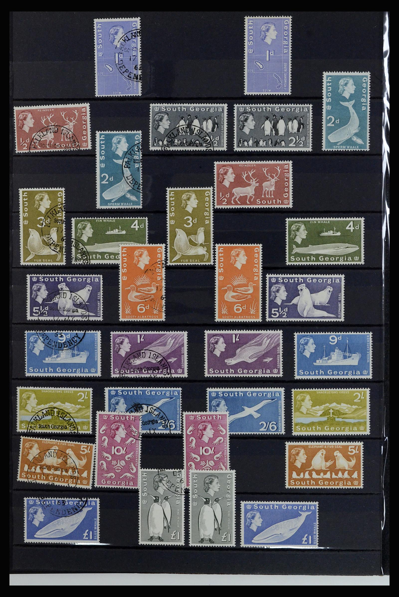 37065 059 - Postzegelverzameling 37065 Falkland Eilanden 1878-2006.
