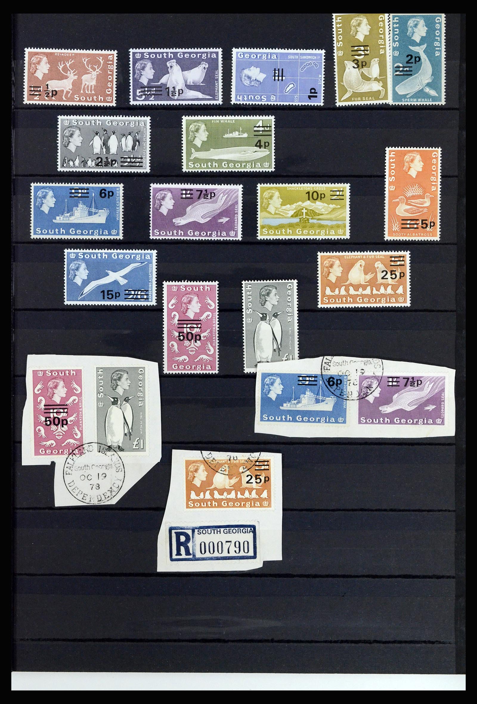 37065 060 - Postzegelverzameling 37065 Falkland Eilanden 1878-2006.