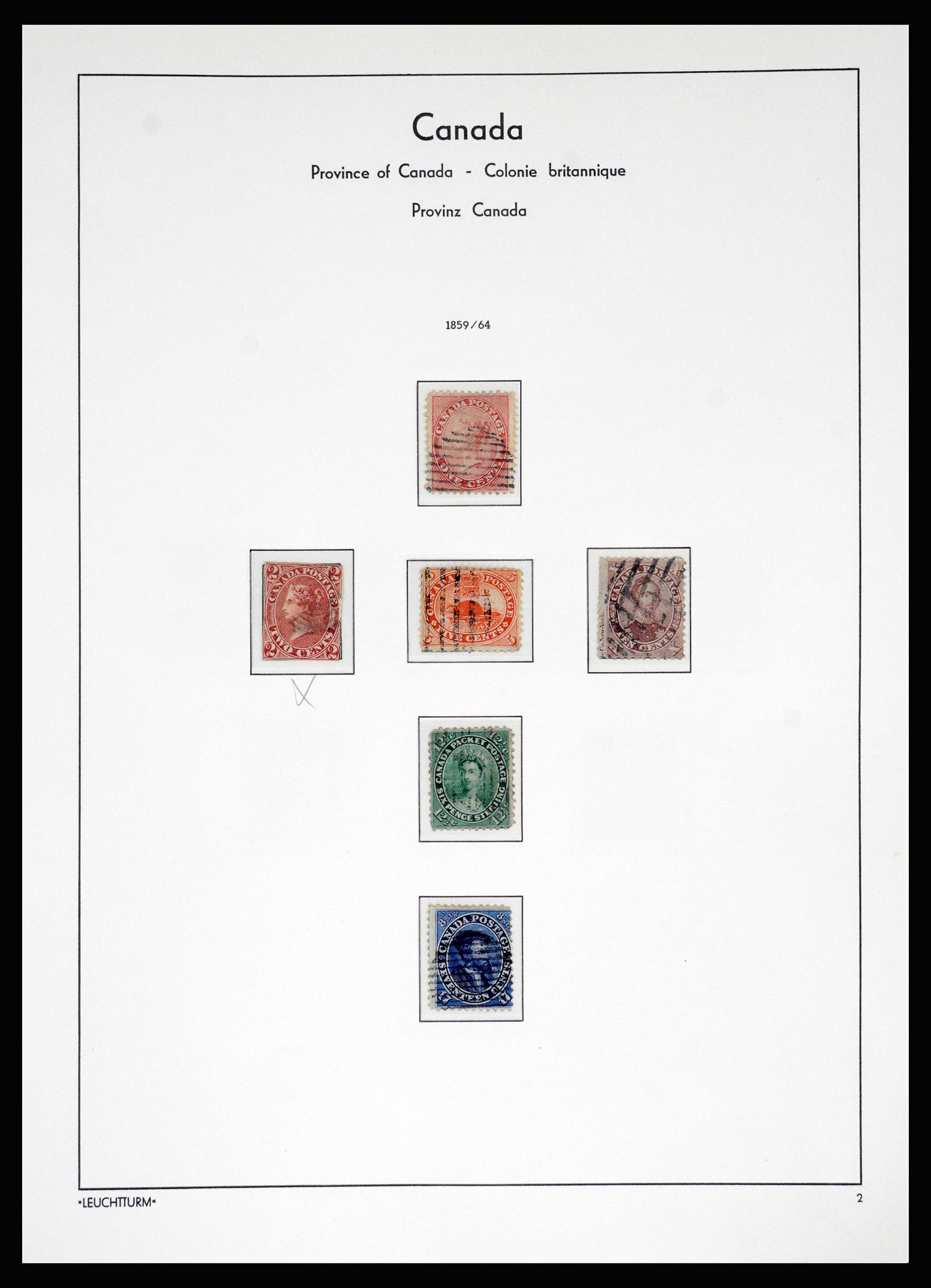 37067 001 - Postzegelverzameling 37067 Canada 1859-1975.