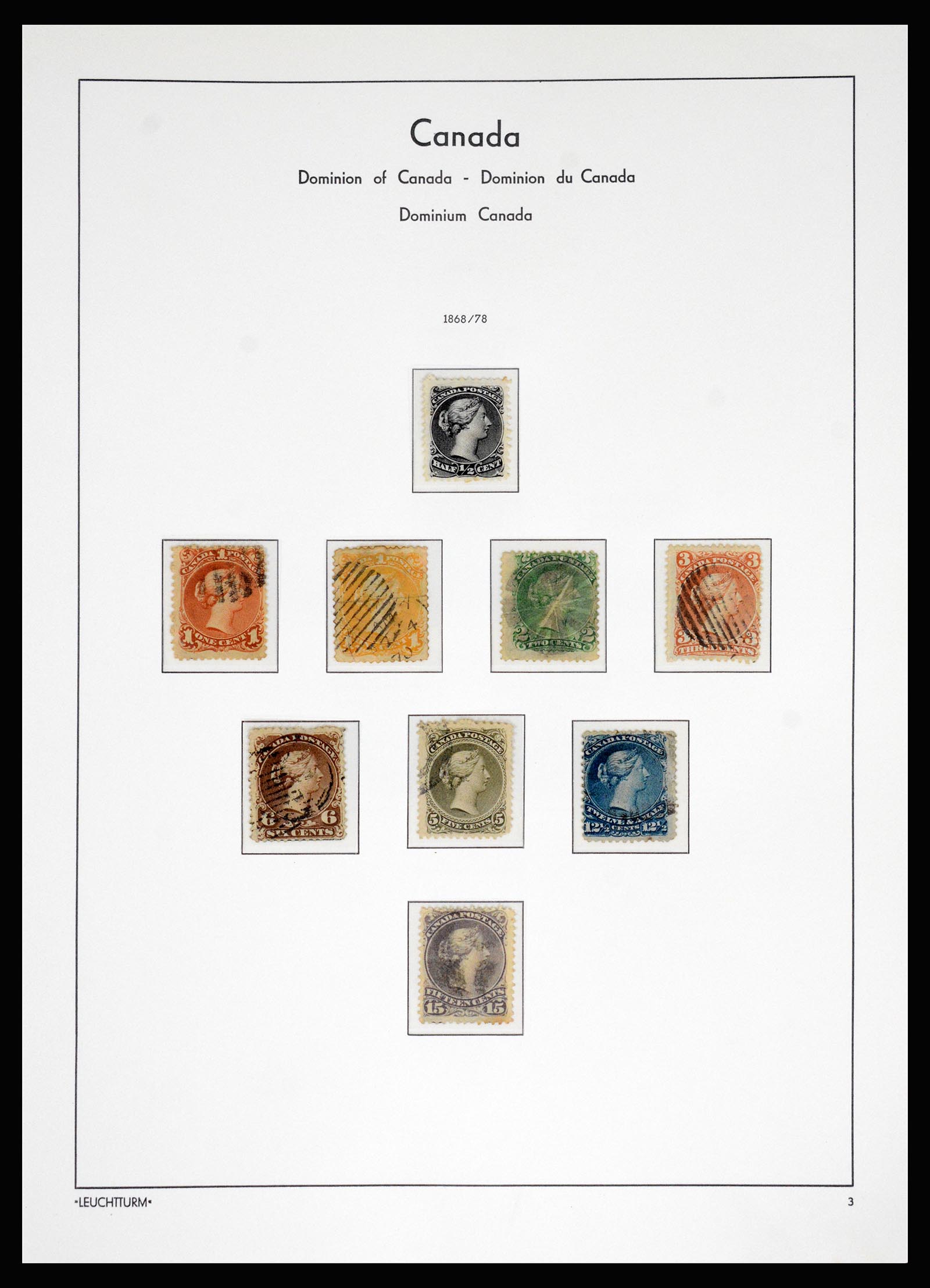 37067 002 - Postzegelverzameling 37067 Canada 1859-1975.