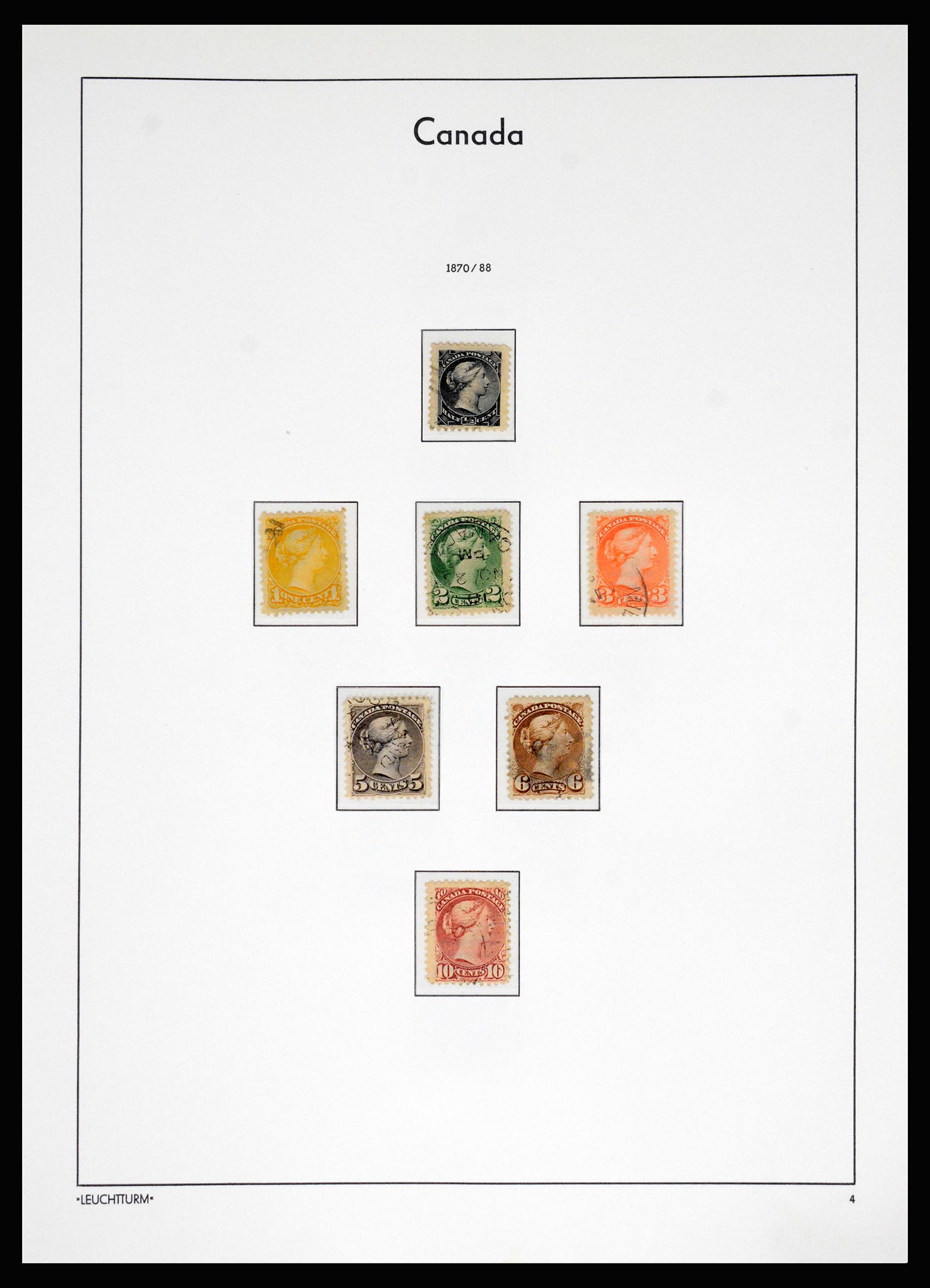 37067 003 - Postzegelverzameling 37067 Canada 1859-1975.