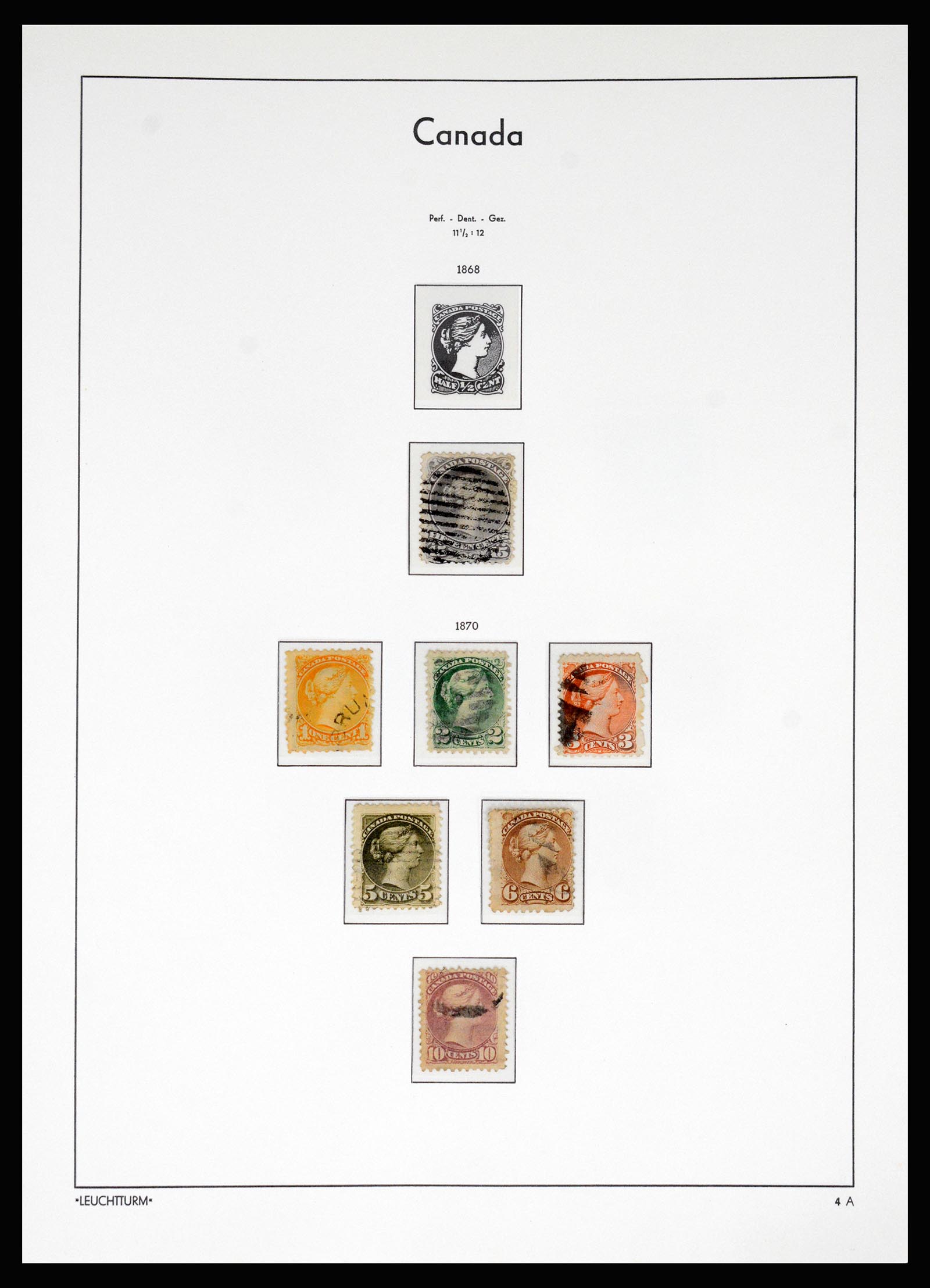 37067 004 - Postzegelverzameling 37067 Canada 1859-1975.