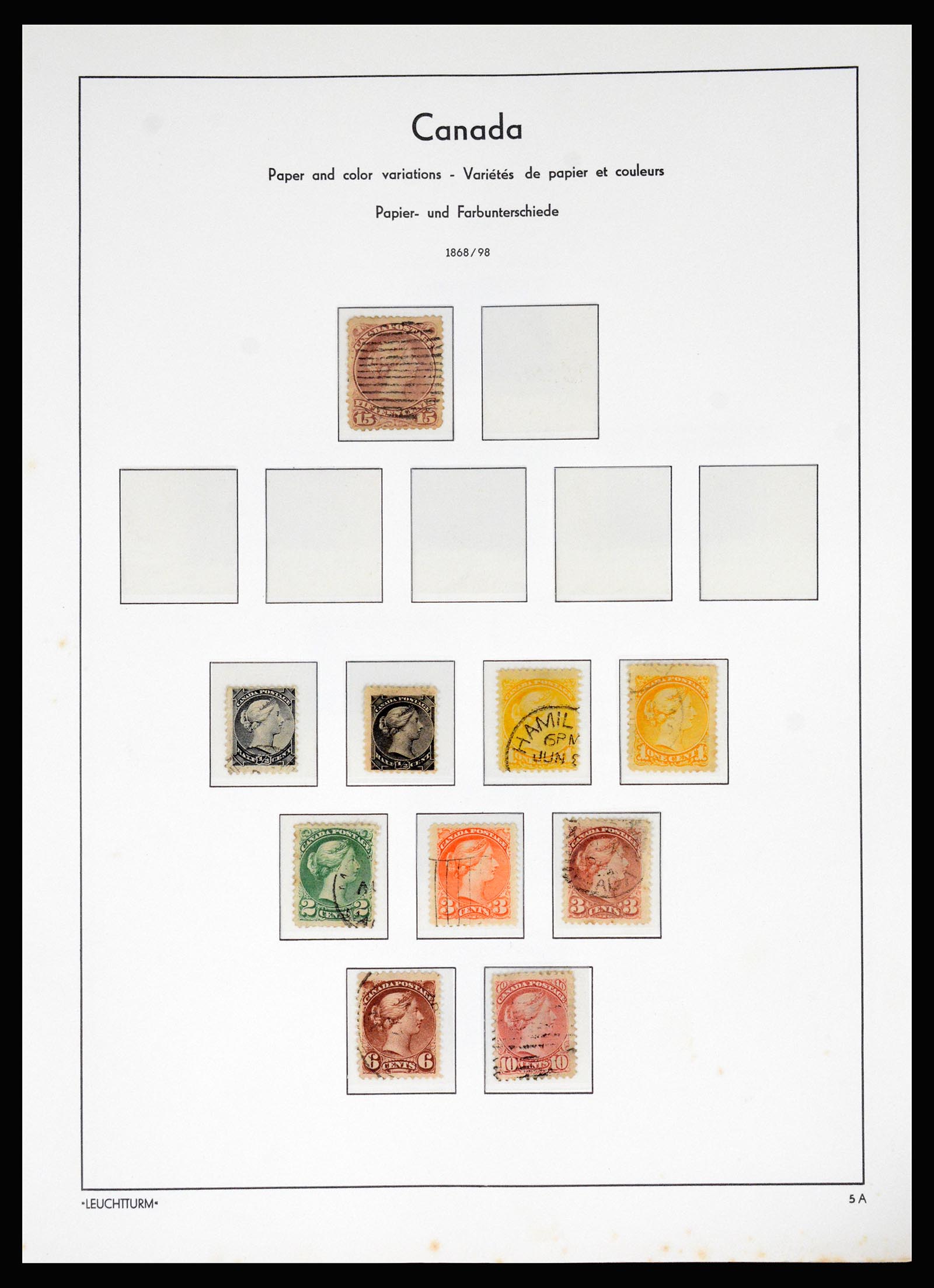 37067 006 - Postzegelverzameling 37067 Canada 1859-1975.