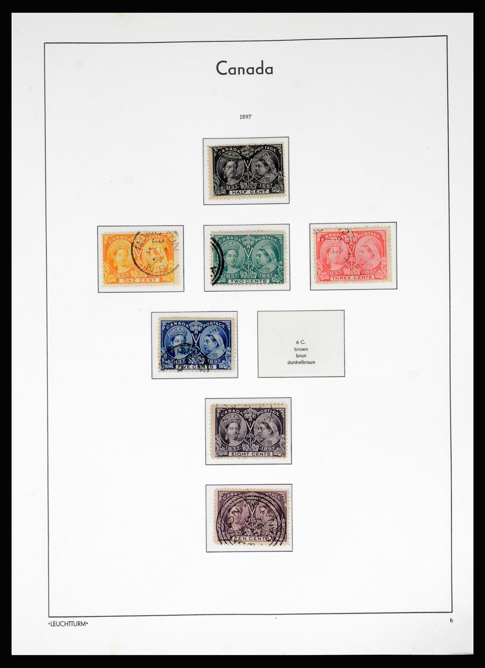 37067 007 - Postzegelverzameling 37067 Canada 1859-1975.