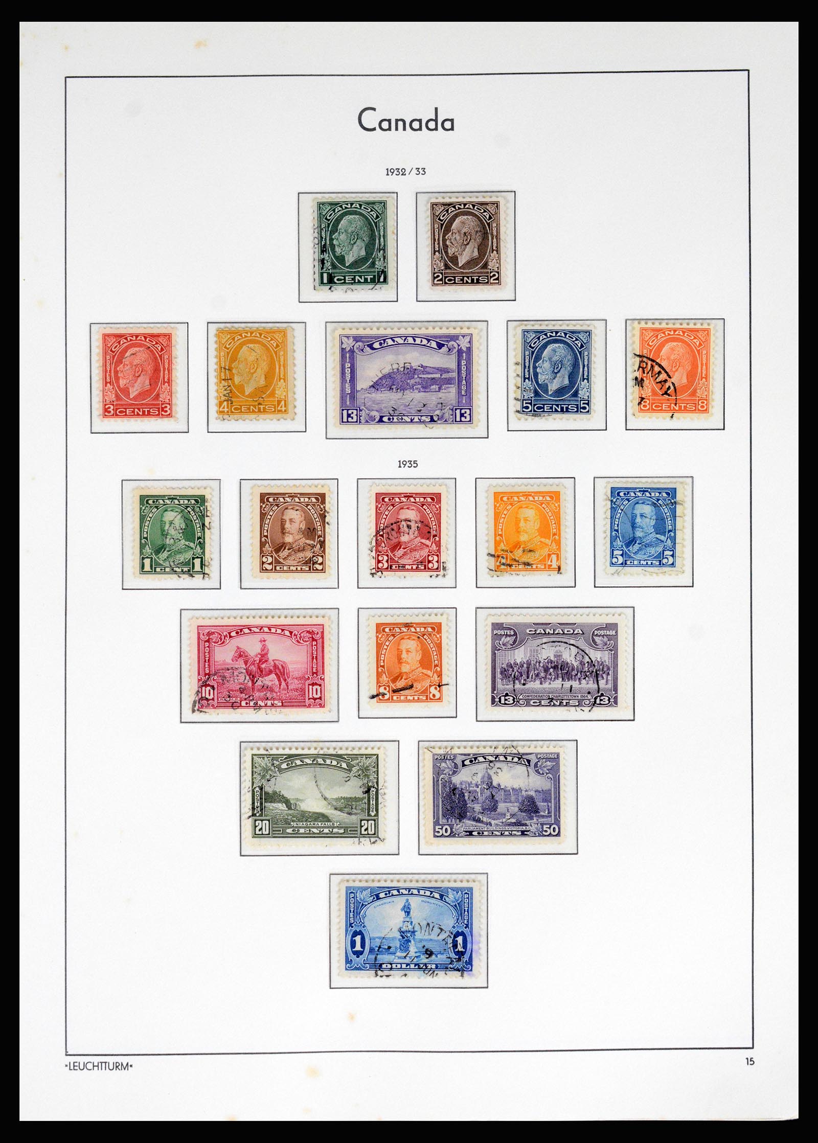37067 016 - Postzegelverzameling 37067 Canada 1859-1975.
