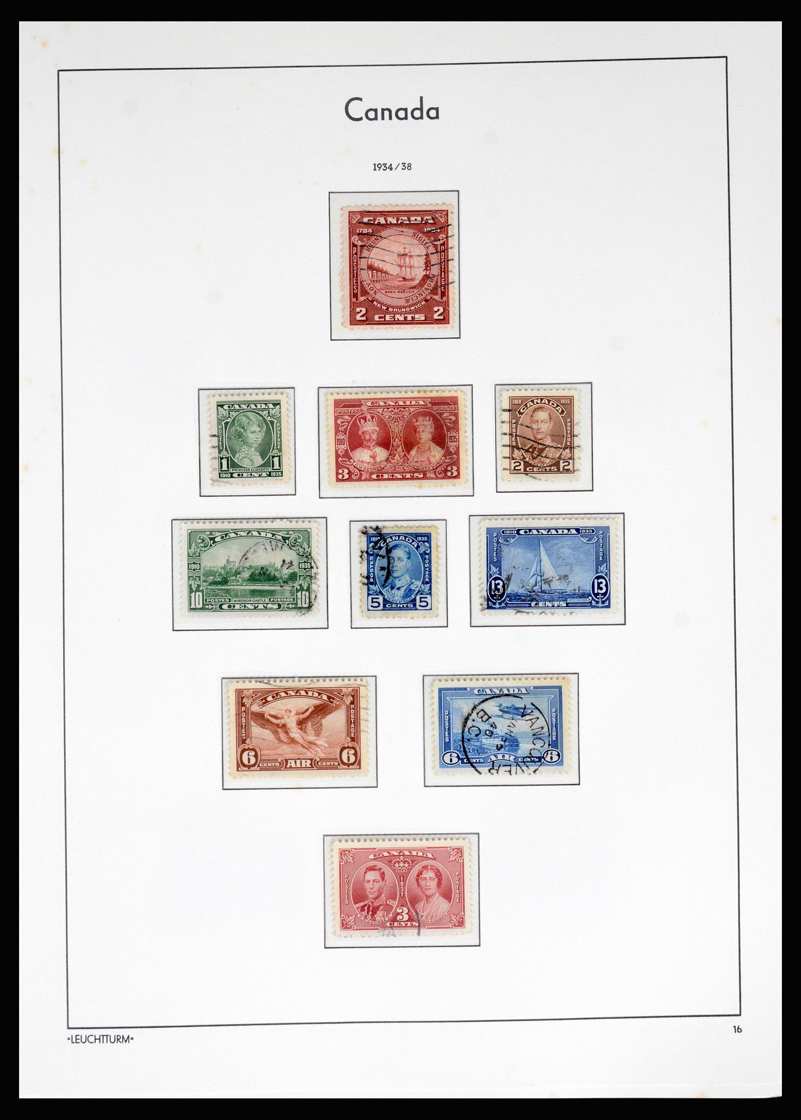 37067 017 - Postzegelverzameling 37067 Canada 1859-1975.