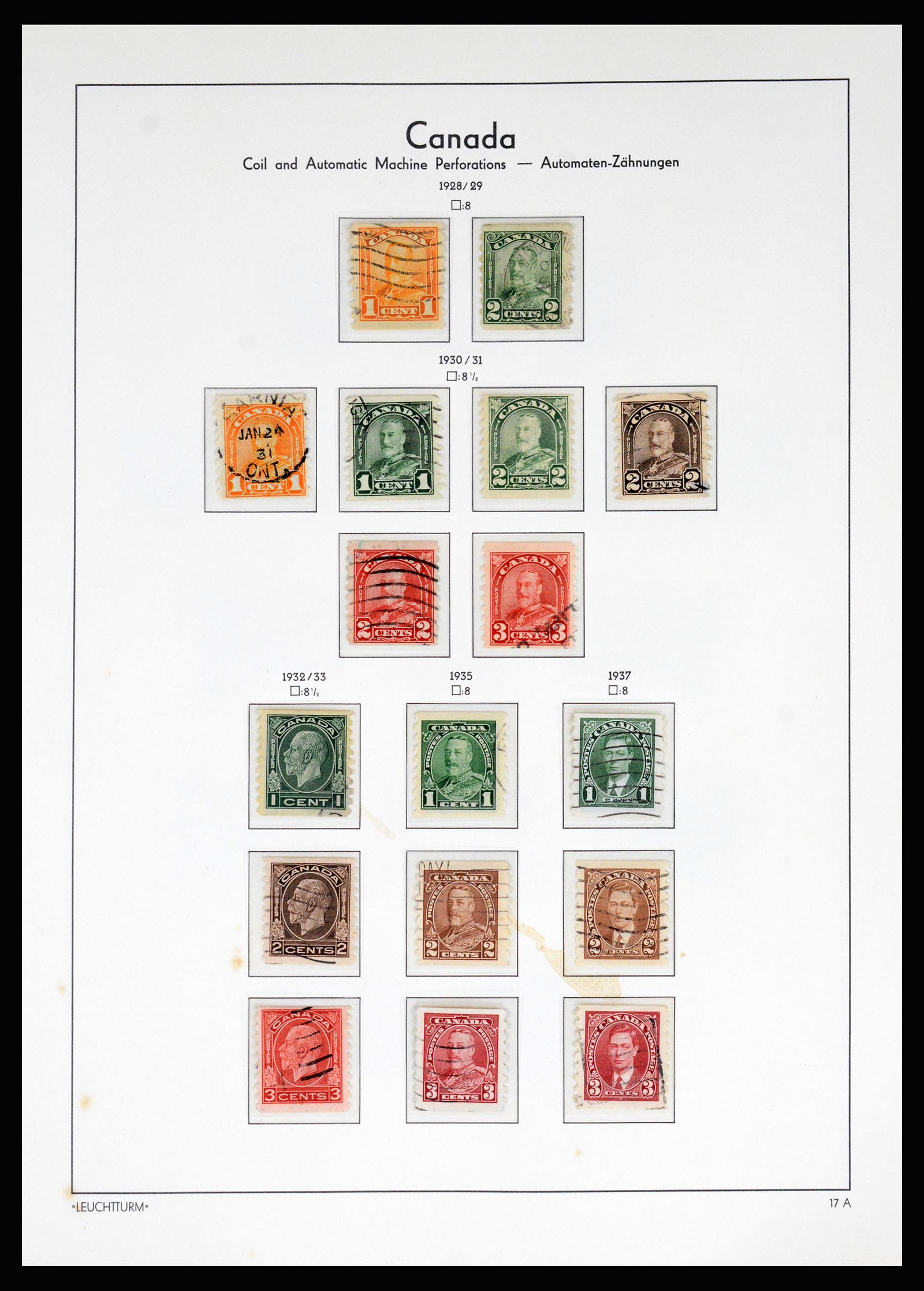 37067 019 - Postzegelverzameling 37067 Canada 1859-1975.