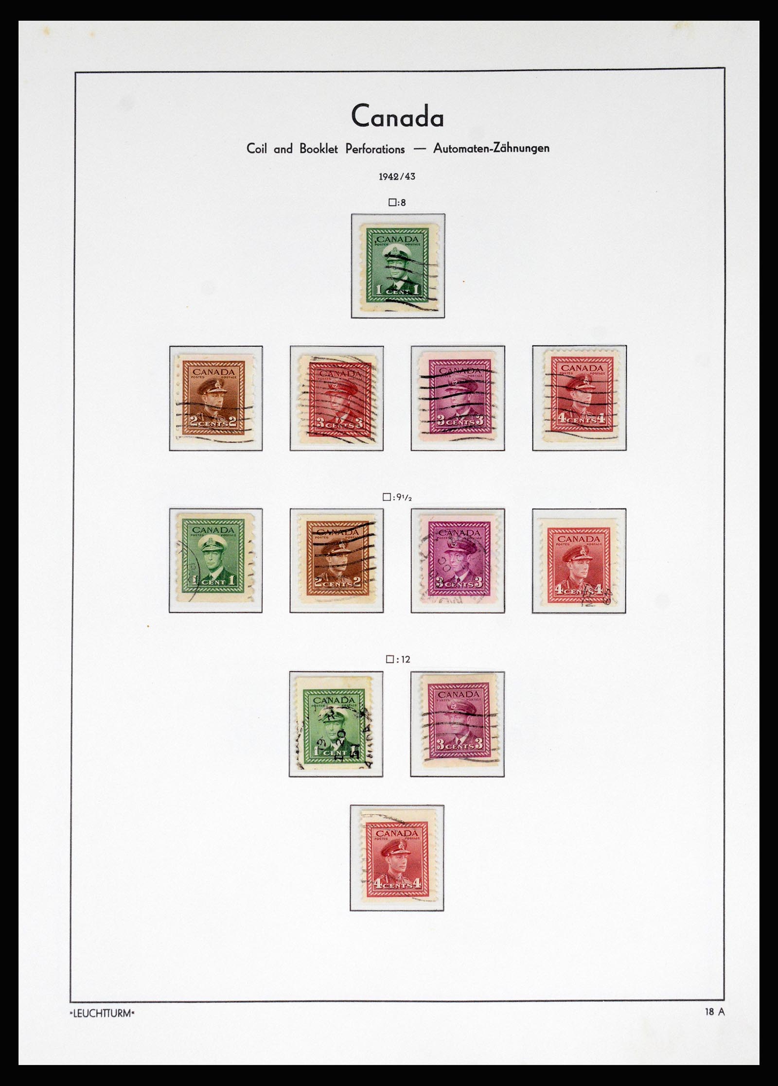 37067 021 - Postzegelverzameling 37067 Canada 1859-1975.