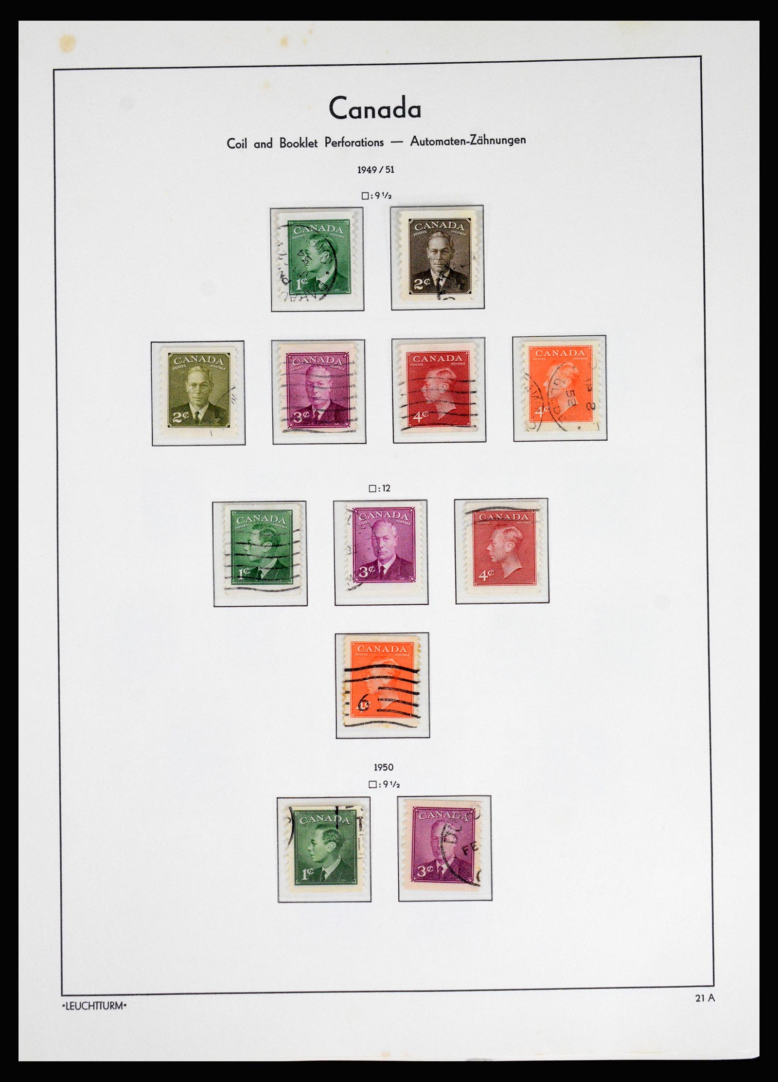 37067 025 - Postzegelverzameling 37067 Canada 1859-1975.