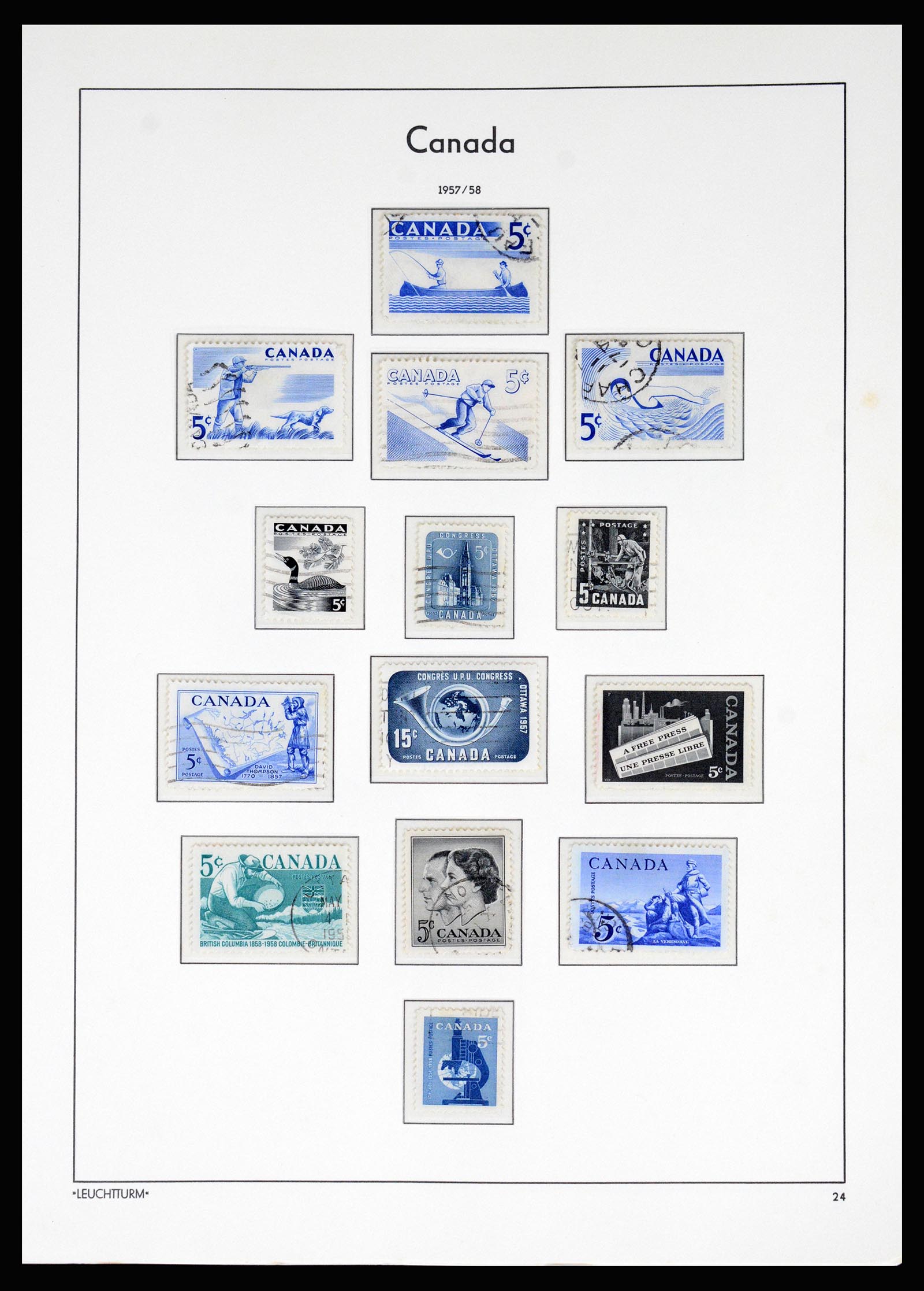 37067 029 - Postzegelverzameling 37067 Canada 1859-1975.