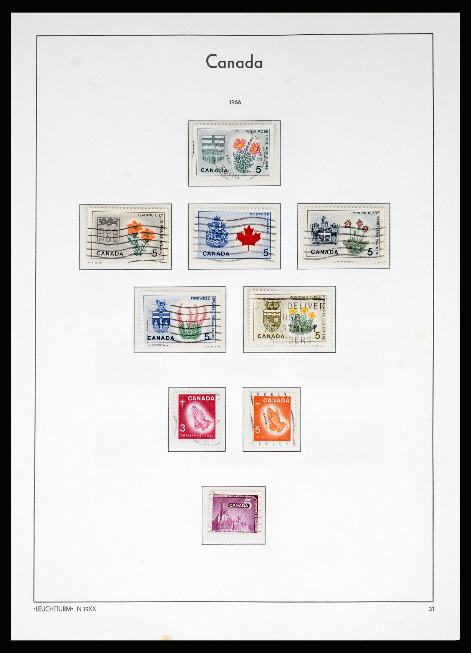 37067 037 - Postzegelverzameling 37067 Canada 1859-1975.