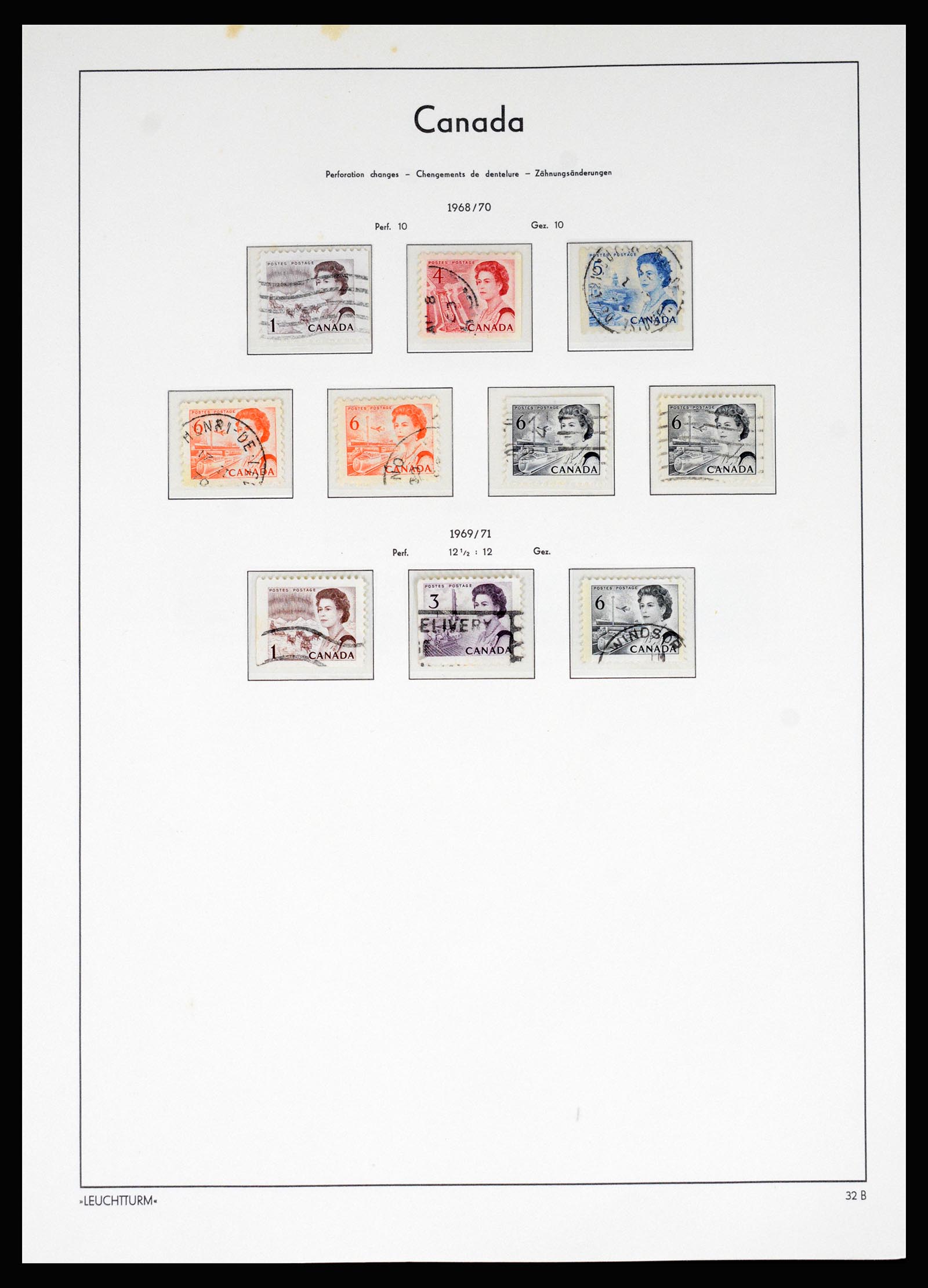 37067 040 - Stamp collection 37067 Canada 1859-1975.