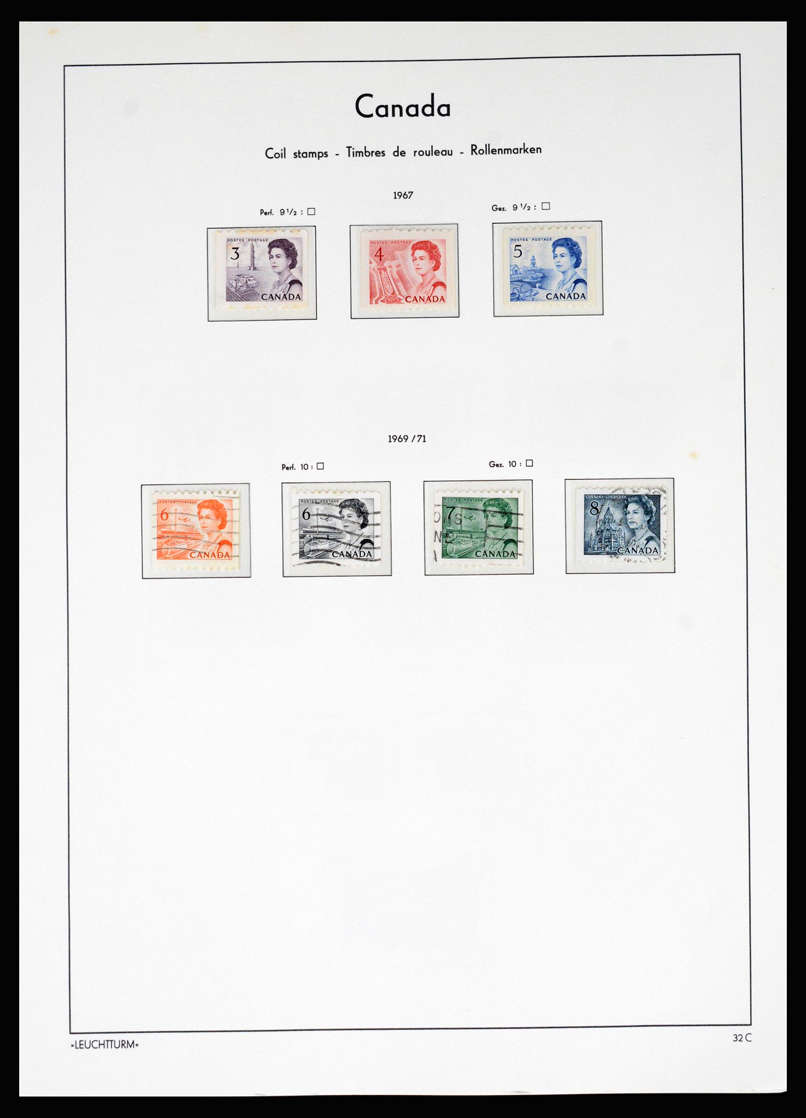 37067 041 - Postzegelverzameling 37067 Canada 1859-1975.