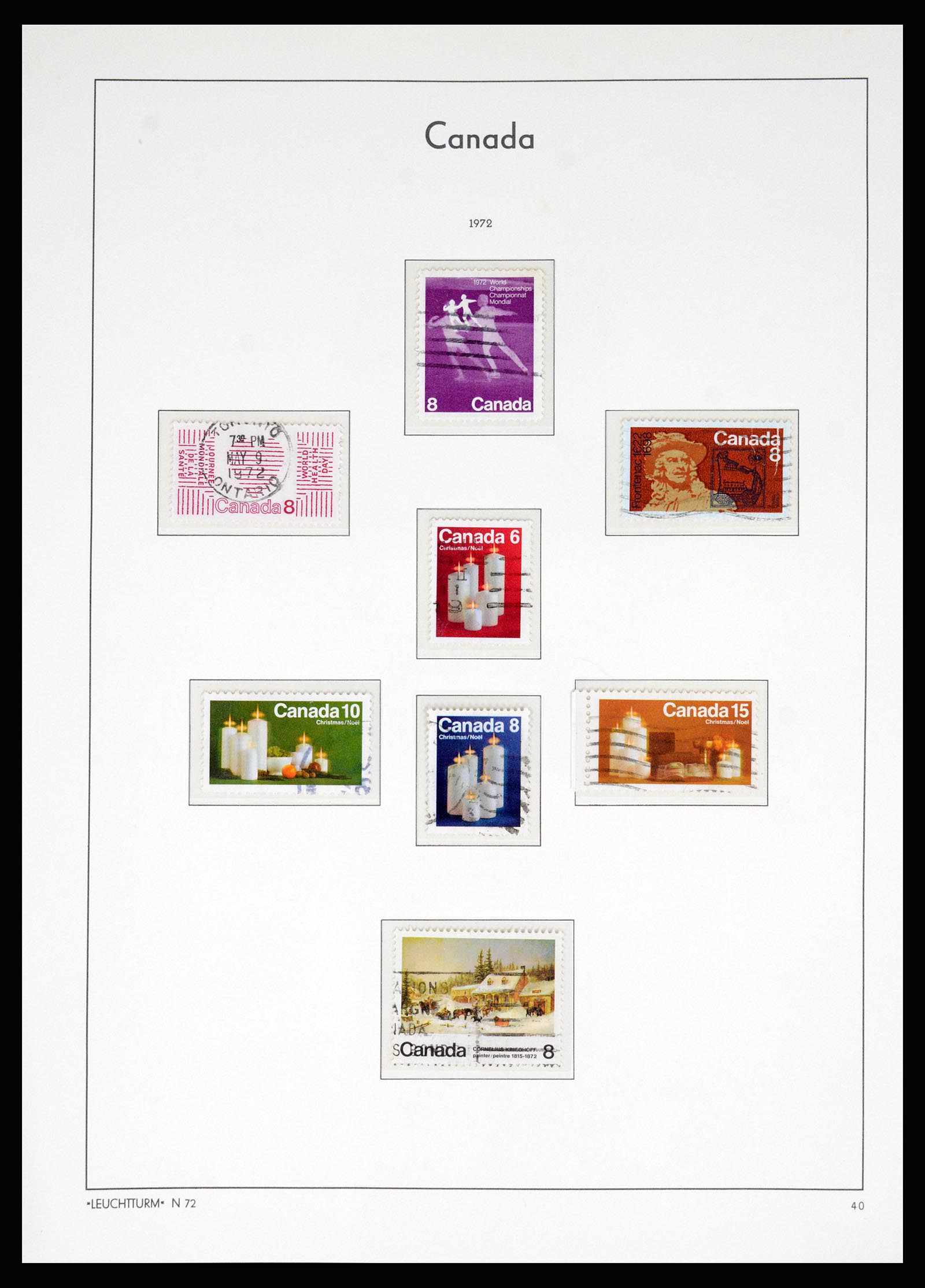 37067 050 - Postzegelverzameling 37067 Canada 1859-1975.