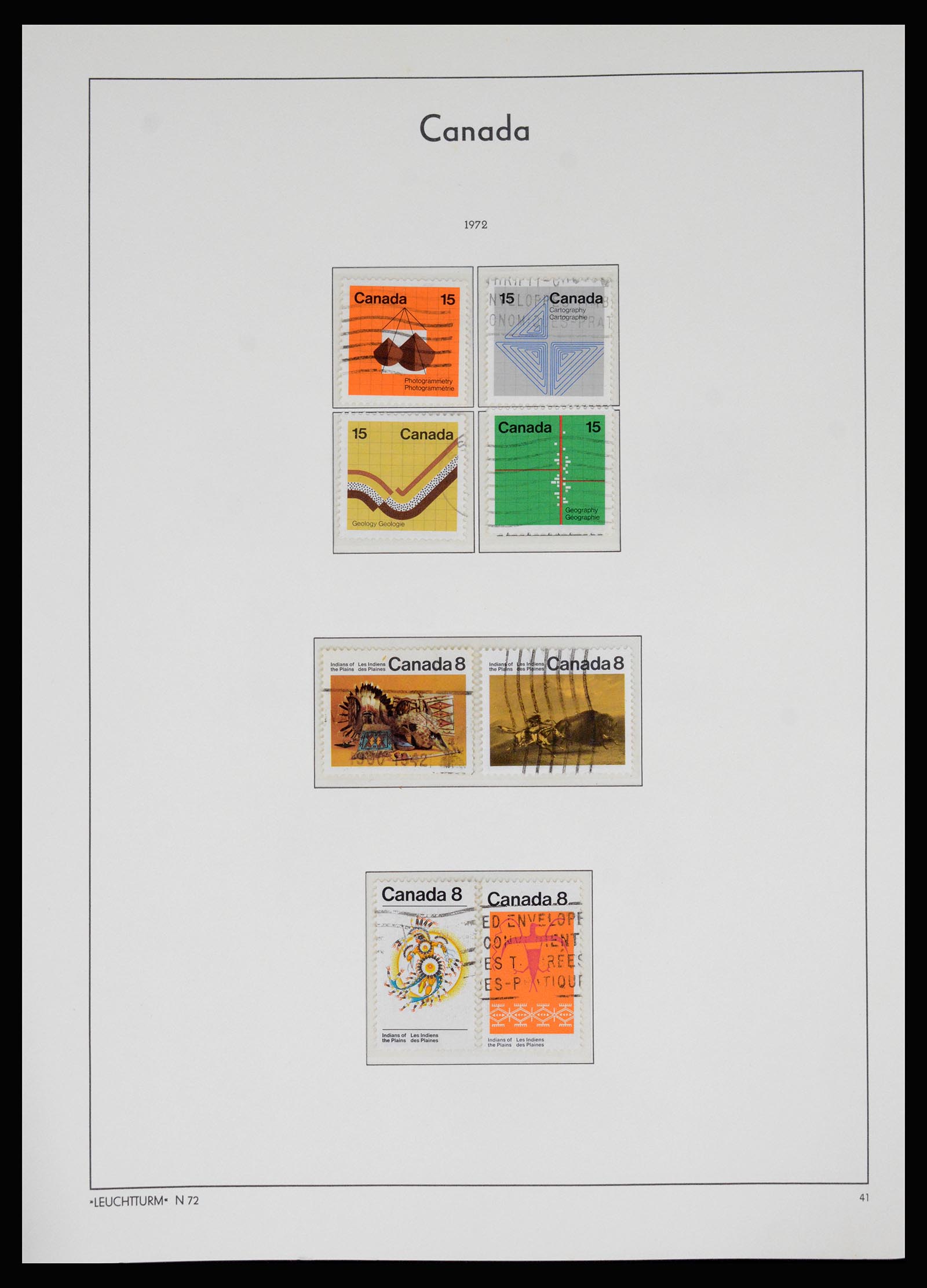 37067 051 - Postzegelverzameling 37067 Canada 1859-1975.