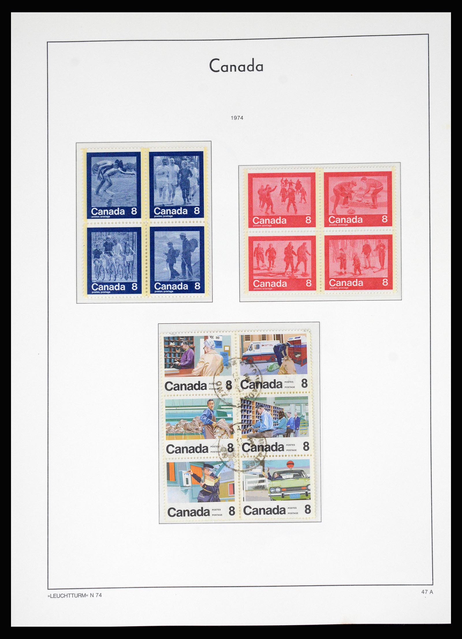 37067 058 - Postzegelverzameling 37067 Canada 1859-1975.