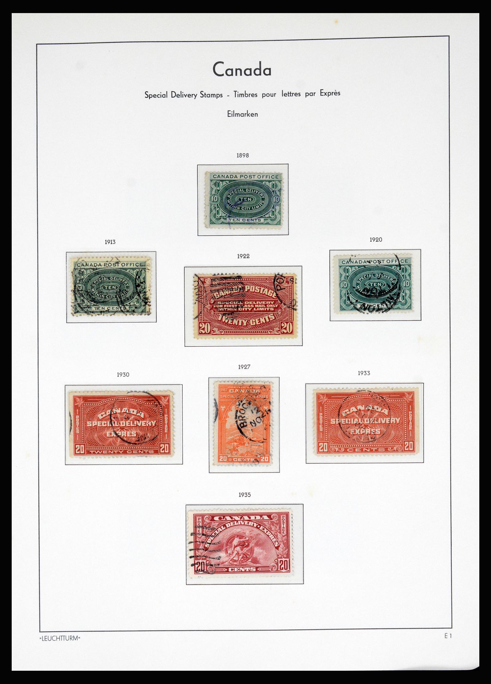 37067 063 - Postzegelverzameling 37067 Canada 1859-1975.