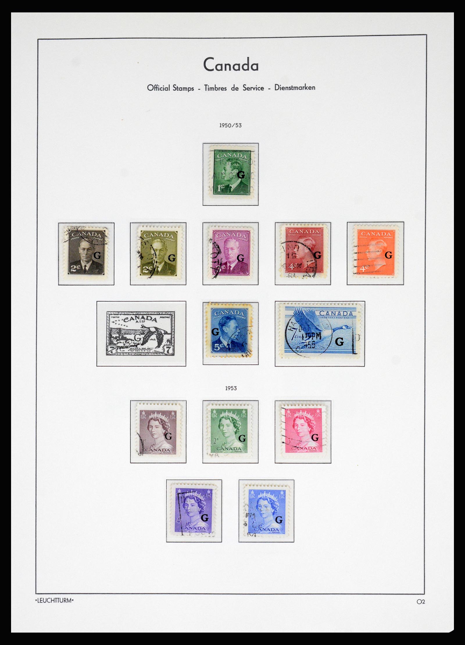 37067 067 - Postzegelverzameling 37067 Canada 1859-1975.