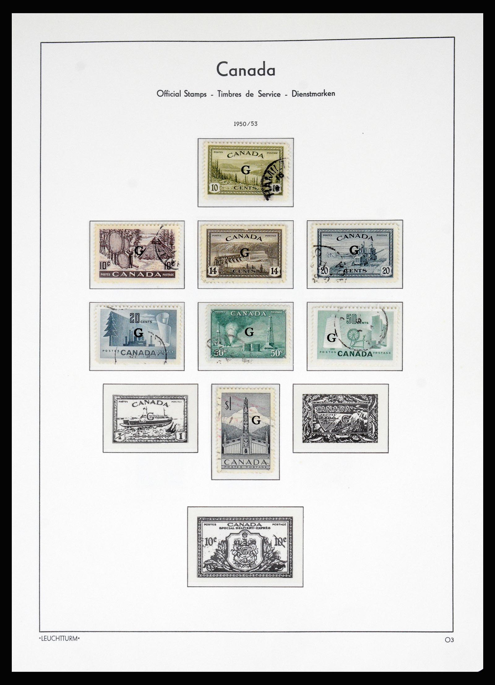 37067 068 - Postzegelverzameling 37067 Canada 1859-1975.