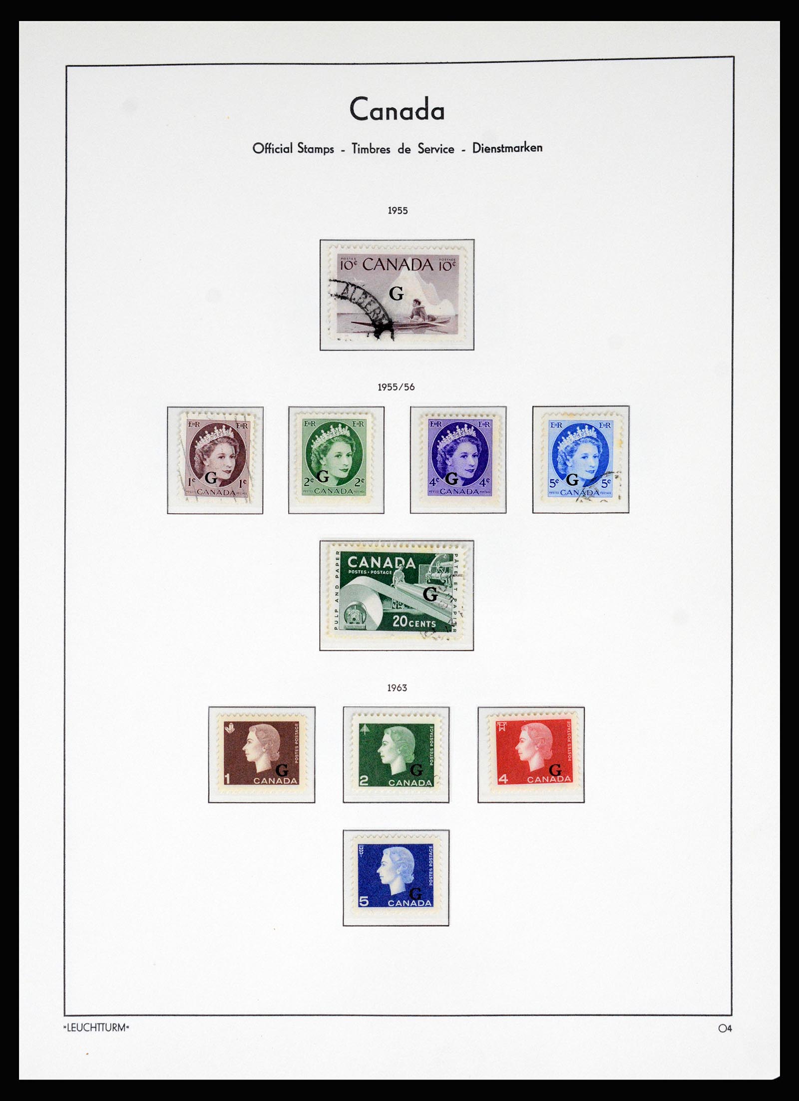 37067 069 - Postzegelverzameling 37067 Canada 1859-1975.