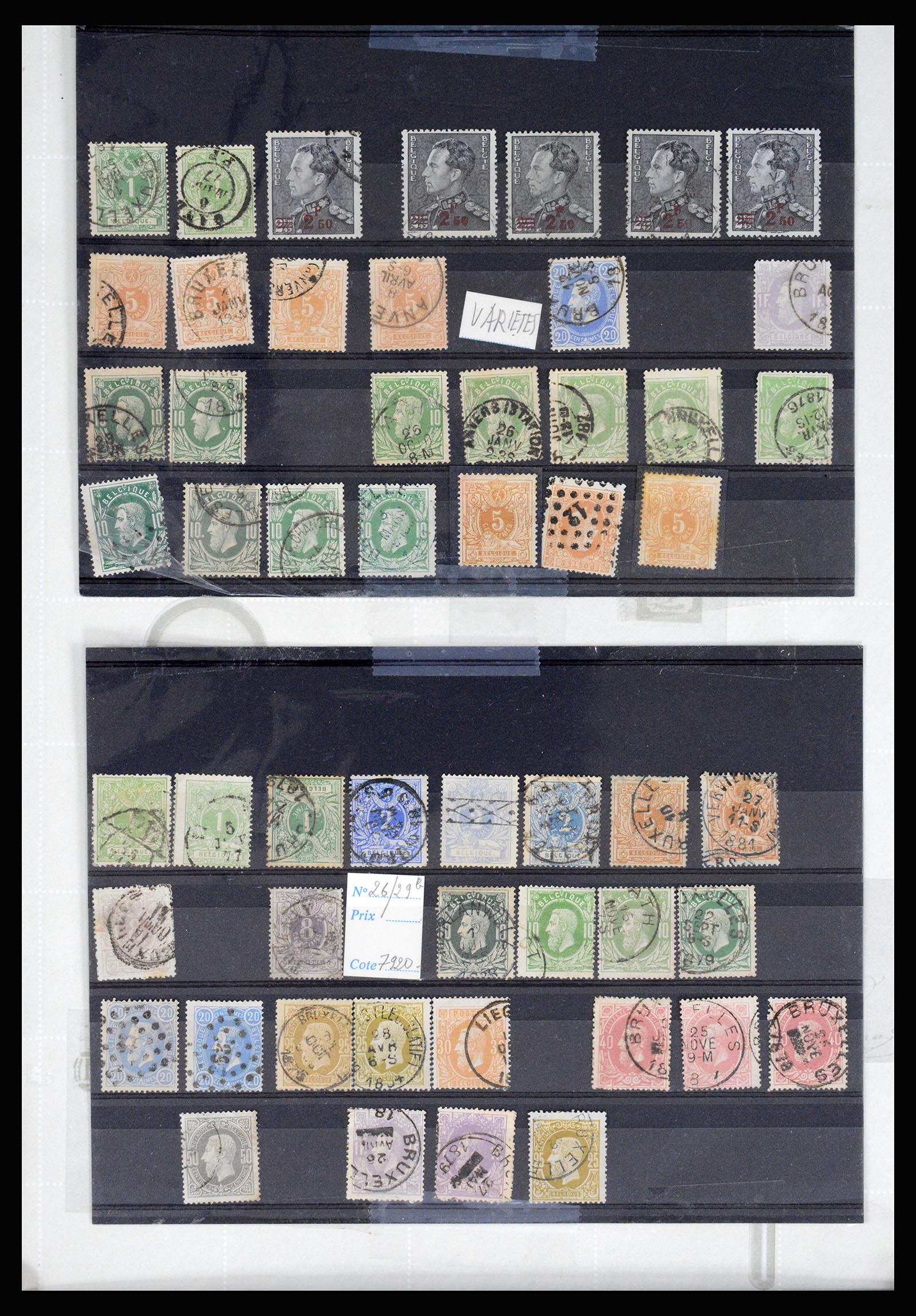 37068 001 - Postzegelverzameling 37068 België 1869-1940.