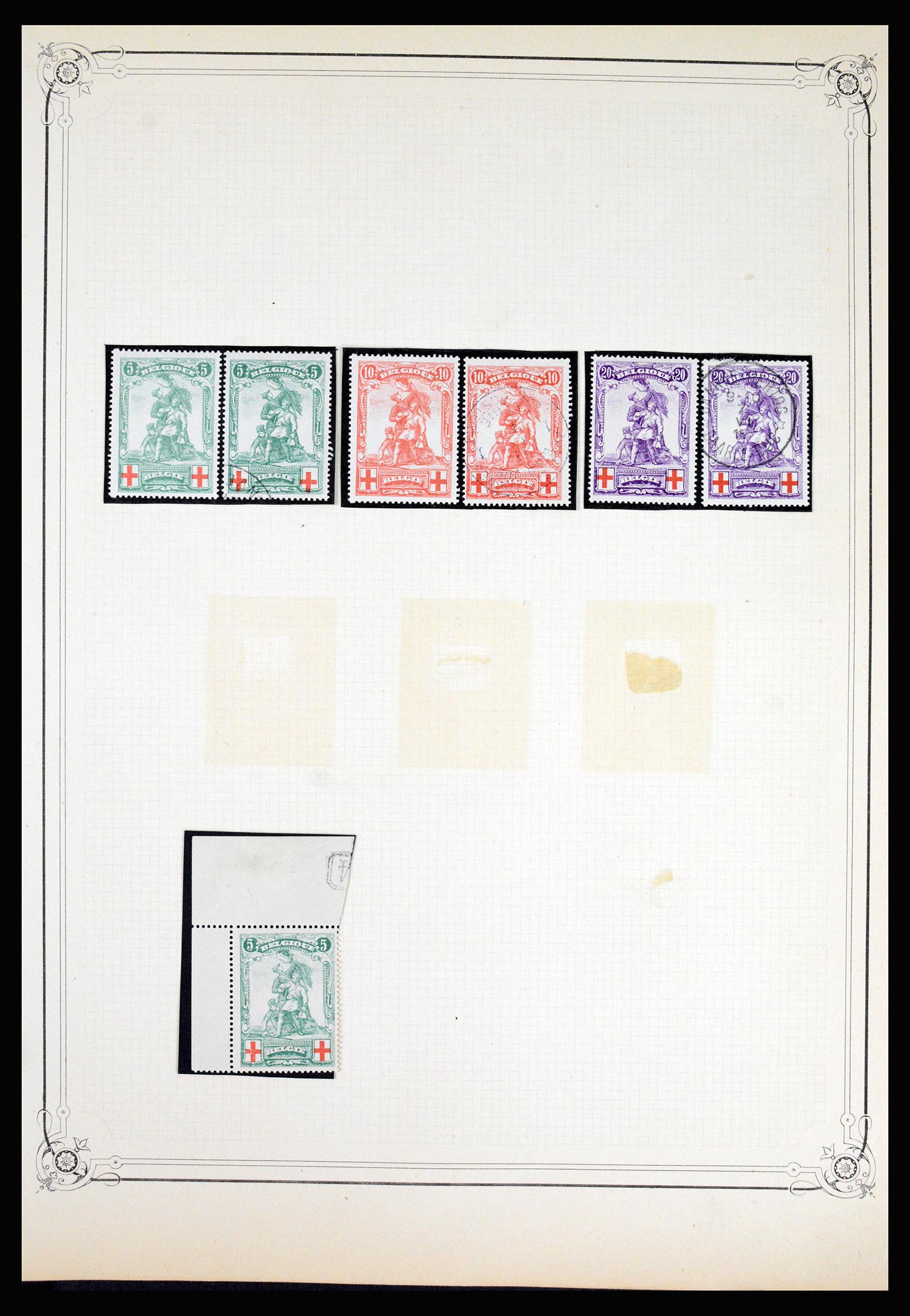 37068 016 - Postzegelverzameling 37068 België 1869-1940.