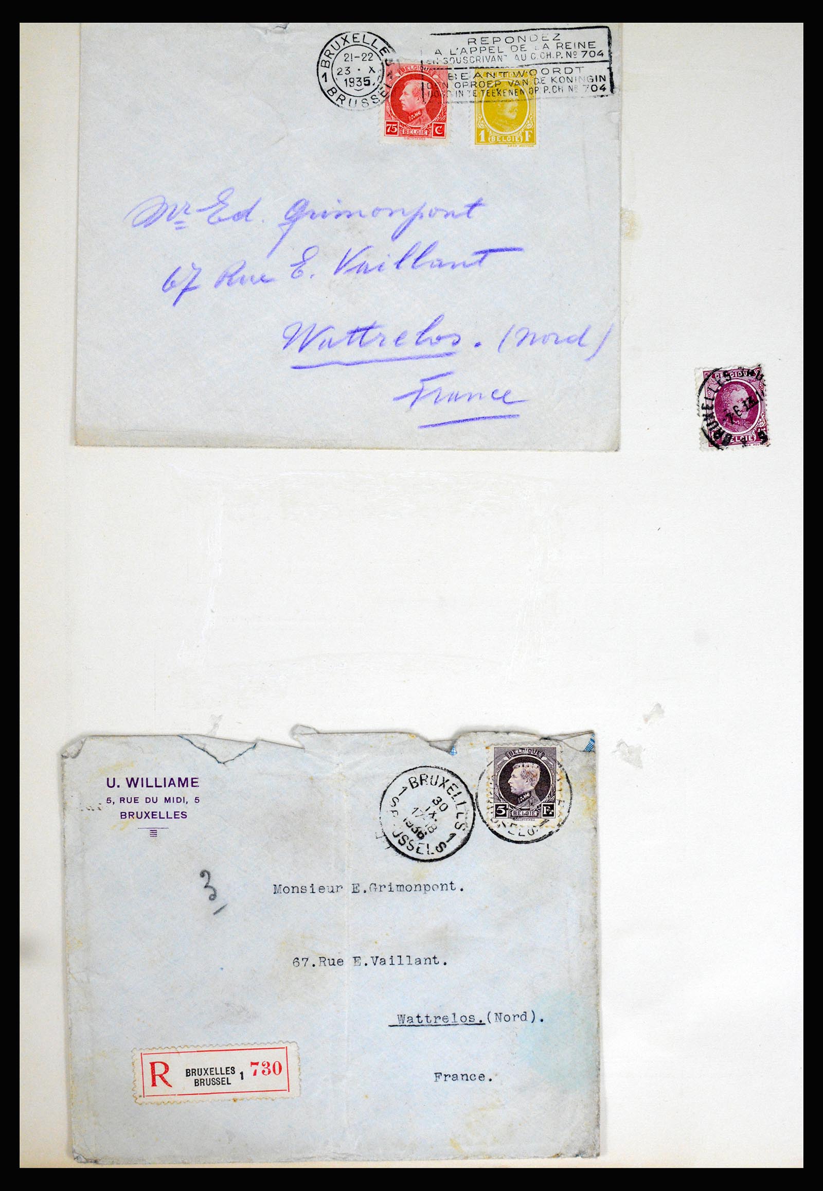 37068 032 - Postzegelverzameling 37068 België 1869-1940.