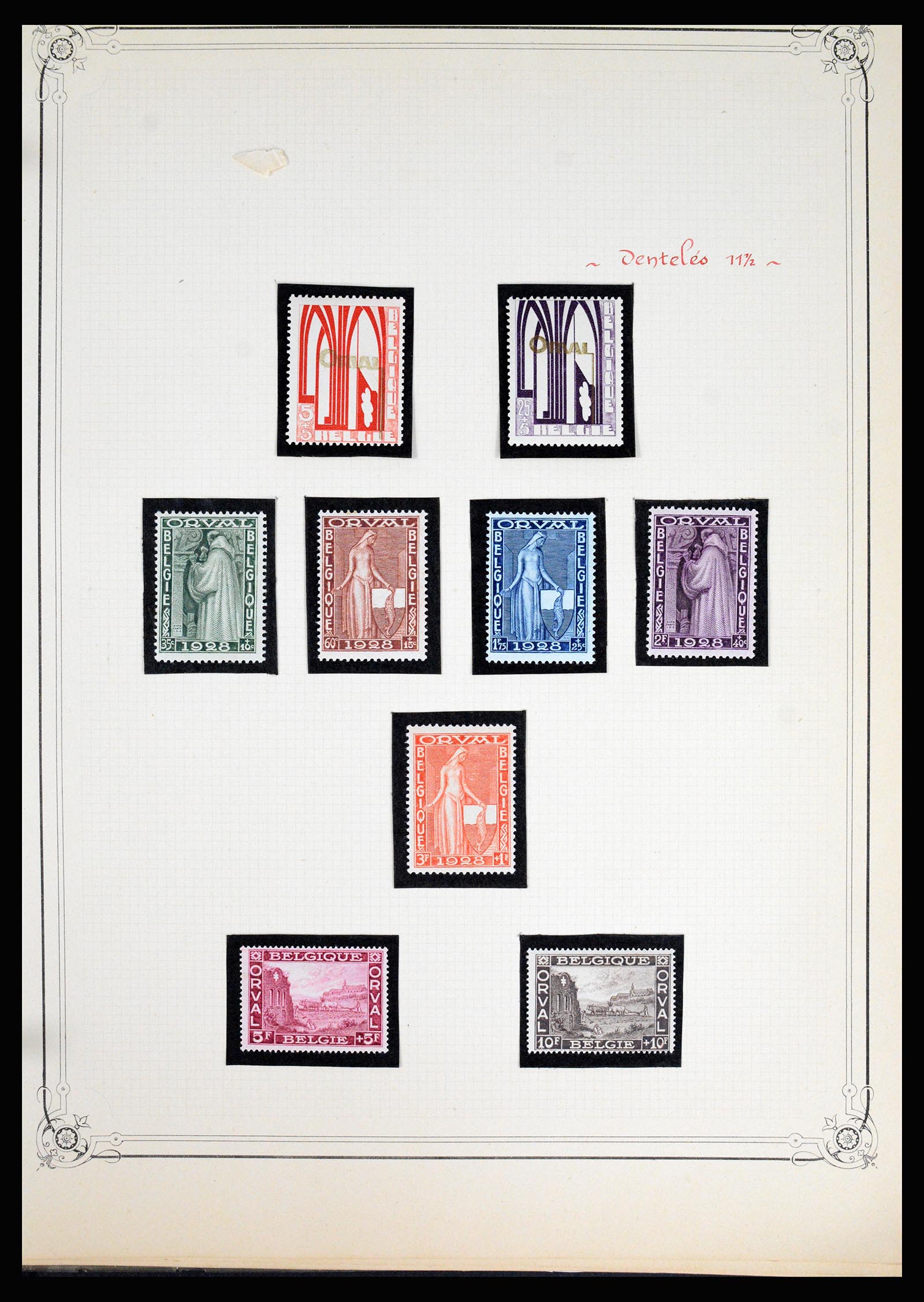 37068 041 - Postzegelverzameling 37068 België 1869-1940.