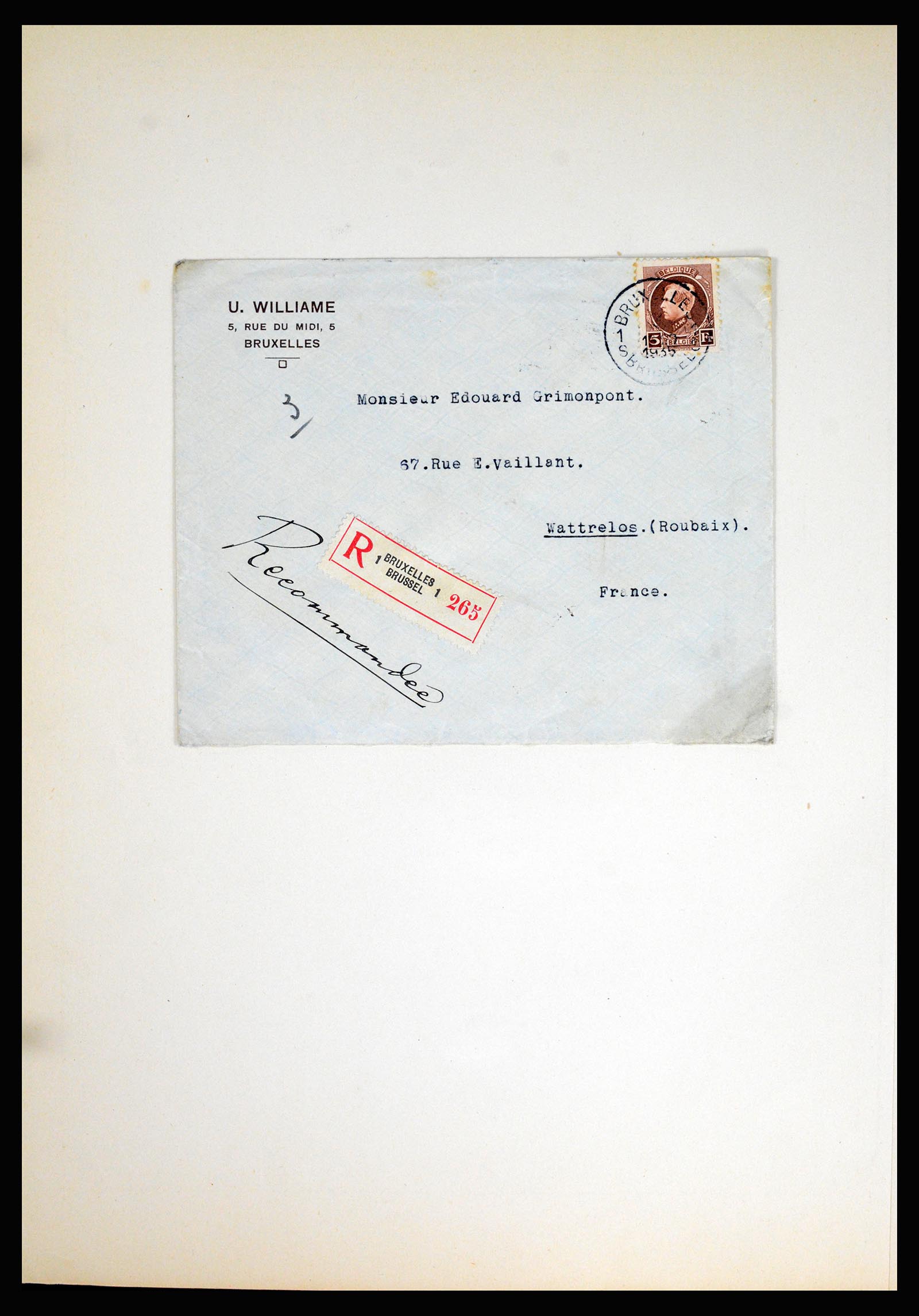 37068 044 - Postzegelverzameling 37068 België 1869-1940.