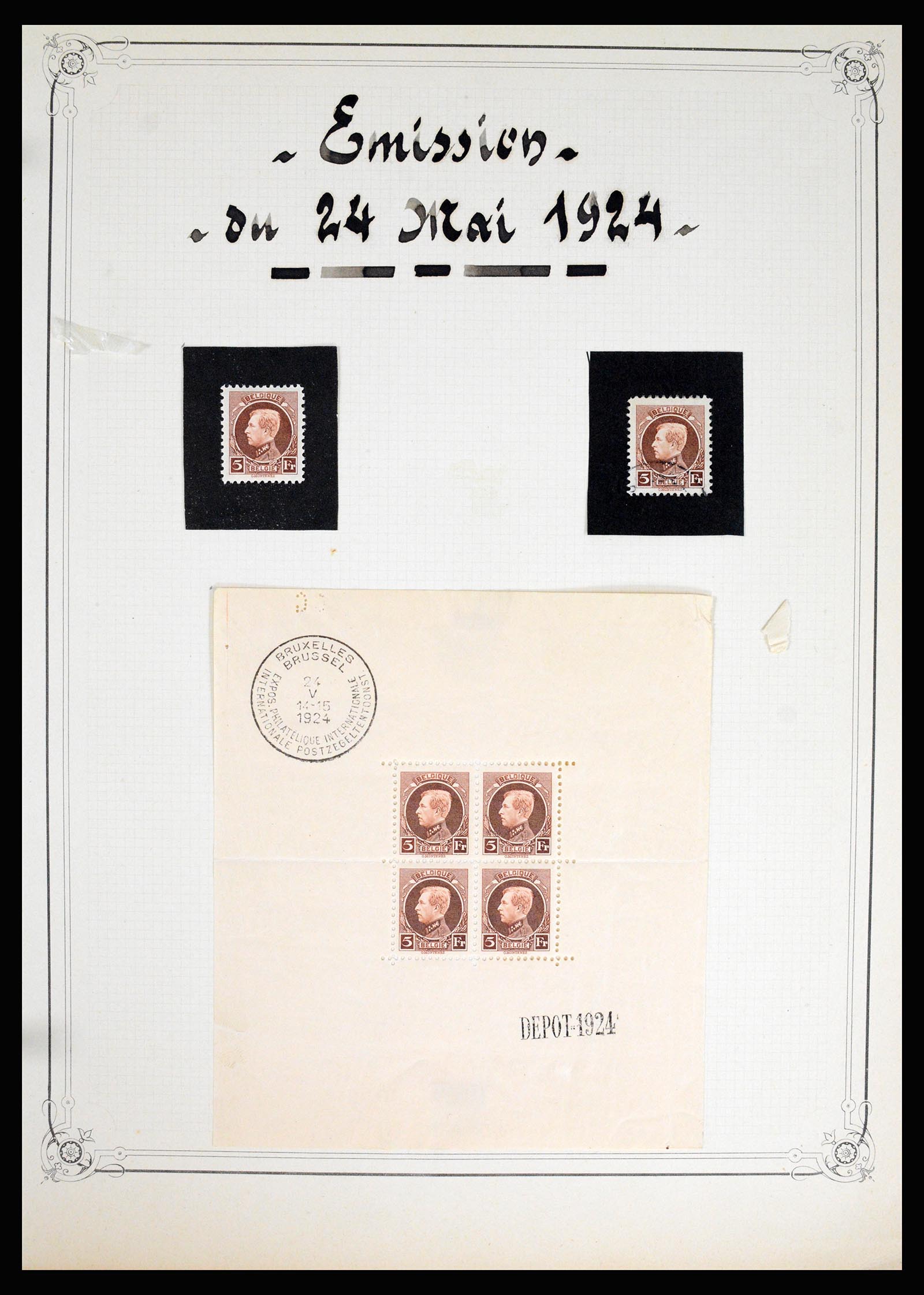 37068 045 - Postzegelverzameling 37068 België 1869-1940.